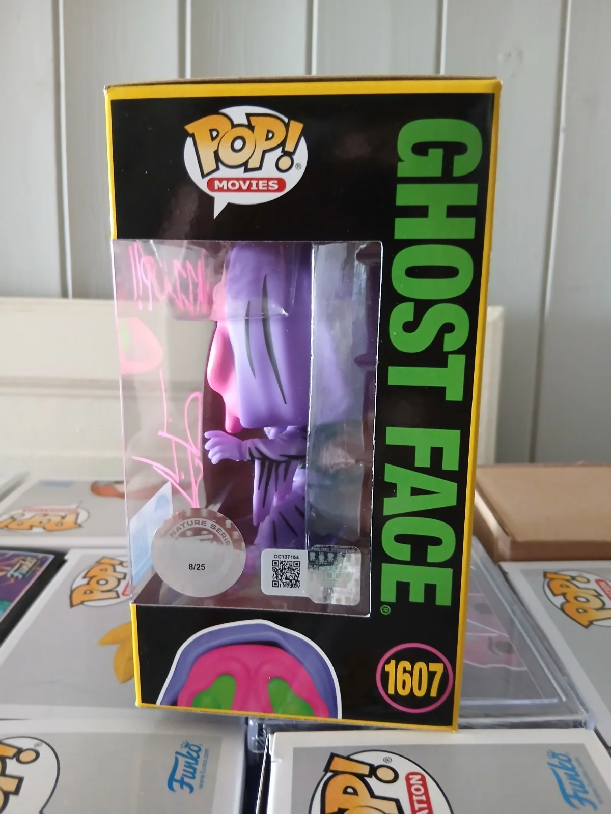 Dave Sheridan Autographed Scary Movie Wazz Up!! Ghost Face Funko Pop 8/25 OCCM, изображение 3
