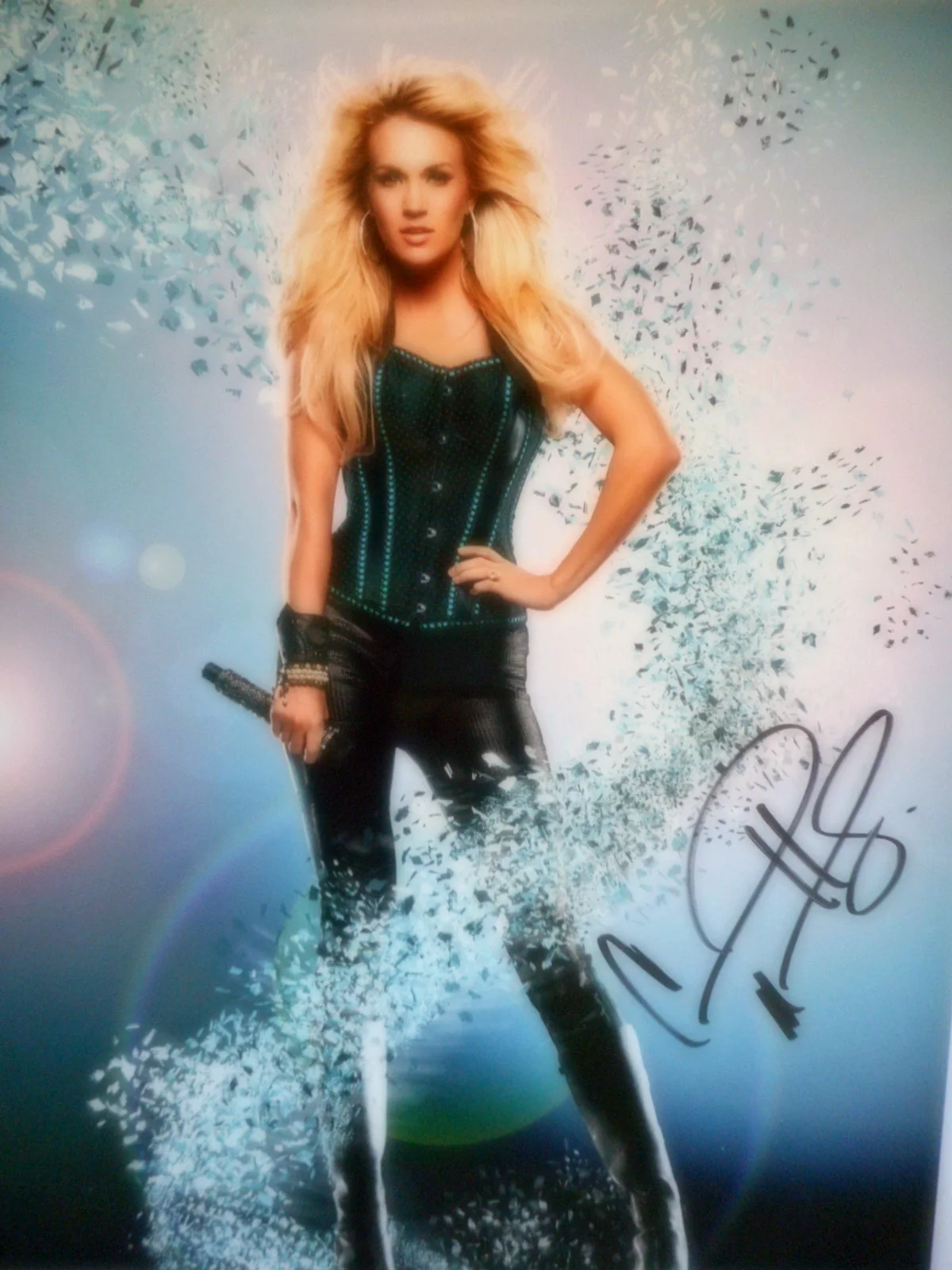 Carrie Underwood signed COUNTRY MUSIC Pretty 8x10 Photo W/COA & # Holo, изображение 2