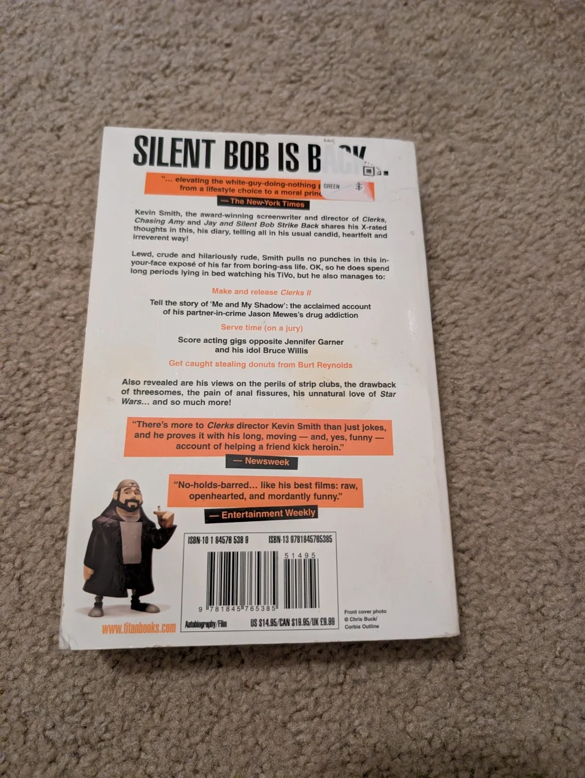Kevin Smith — Autographed Kevin Smith Book. My Boring Ass Life, image 4