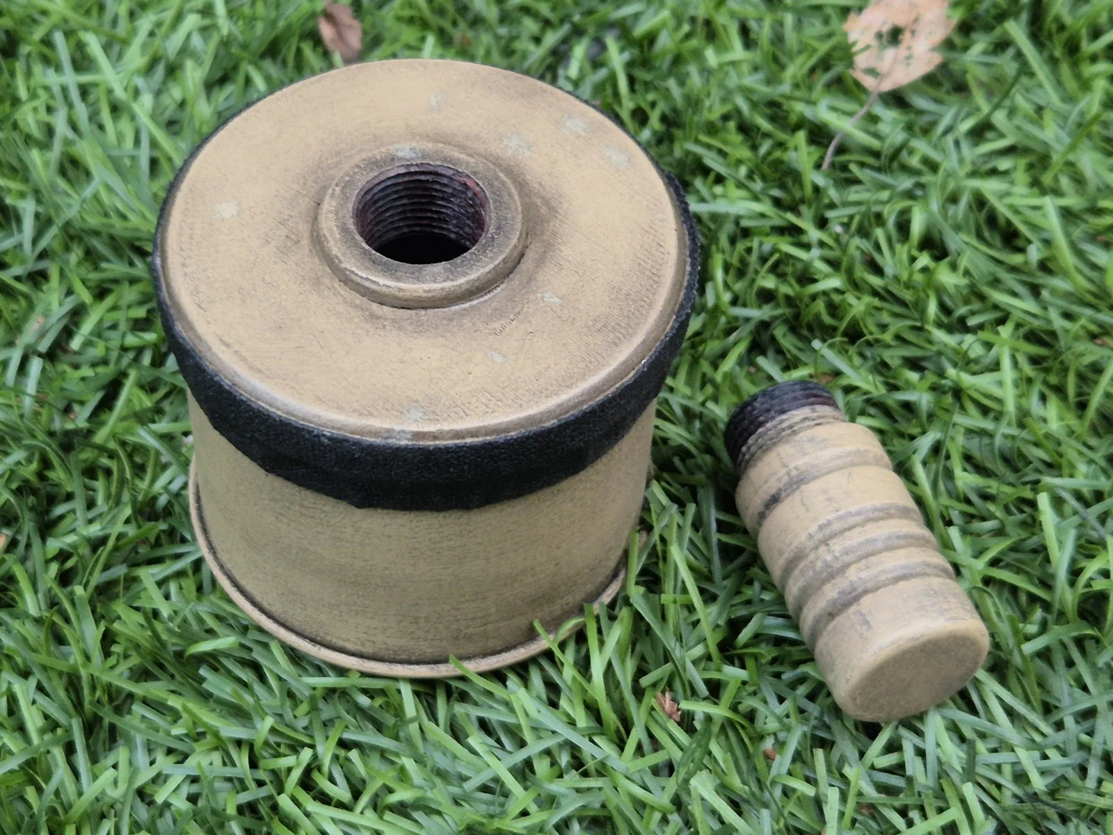 WW2 German Schützen mine S.150 mine model for Re-enactment -LARP German pioneer, image 5