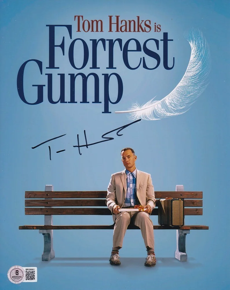 Tom Hanks — Tom Hanks Signed Autograph 8X10 Photo Forrest Gump Beckett Authenticated