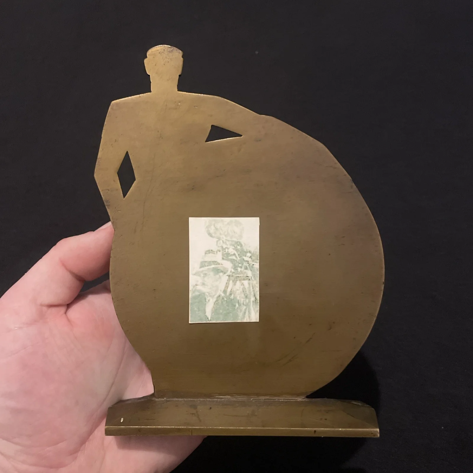 ORIGINAL 1937 Grand Shorts Award Academy Film Movie Prop Bronze Trophy Oscar Old, изображение 5
