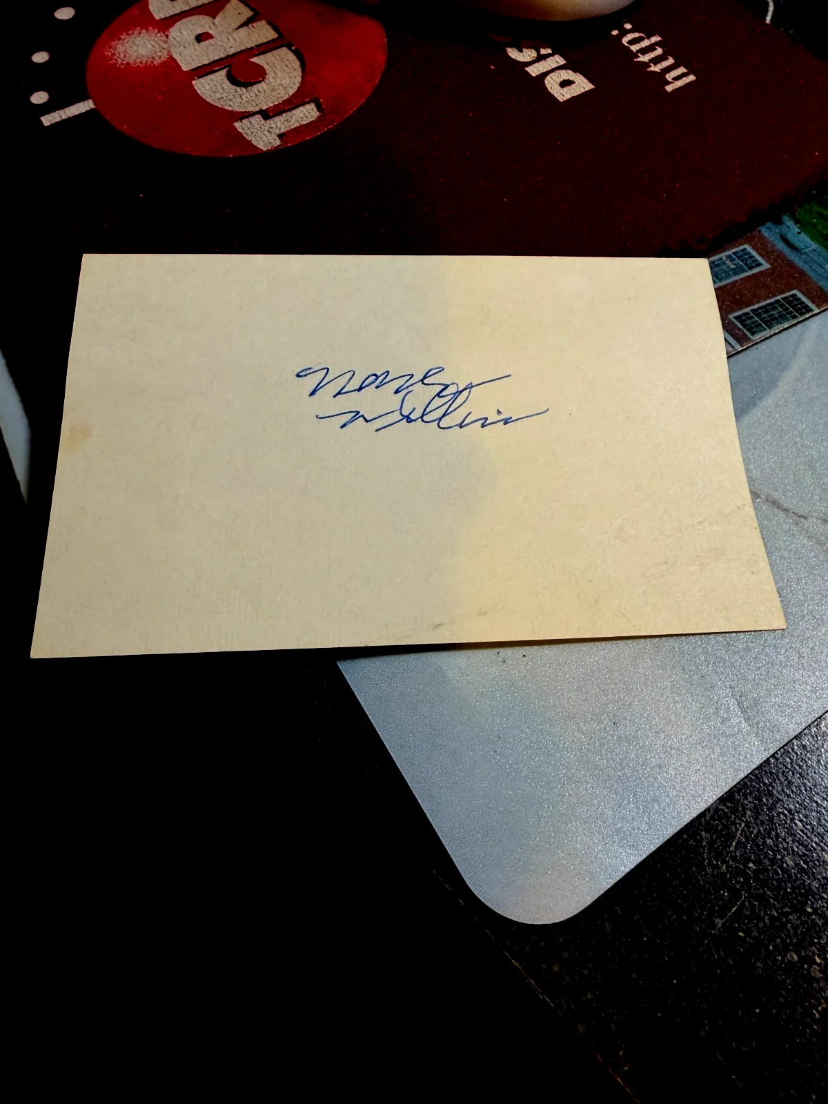 VINTAGE 1963 HANK WILLIAMS JR. AUTOGRAPH, image 2