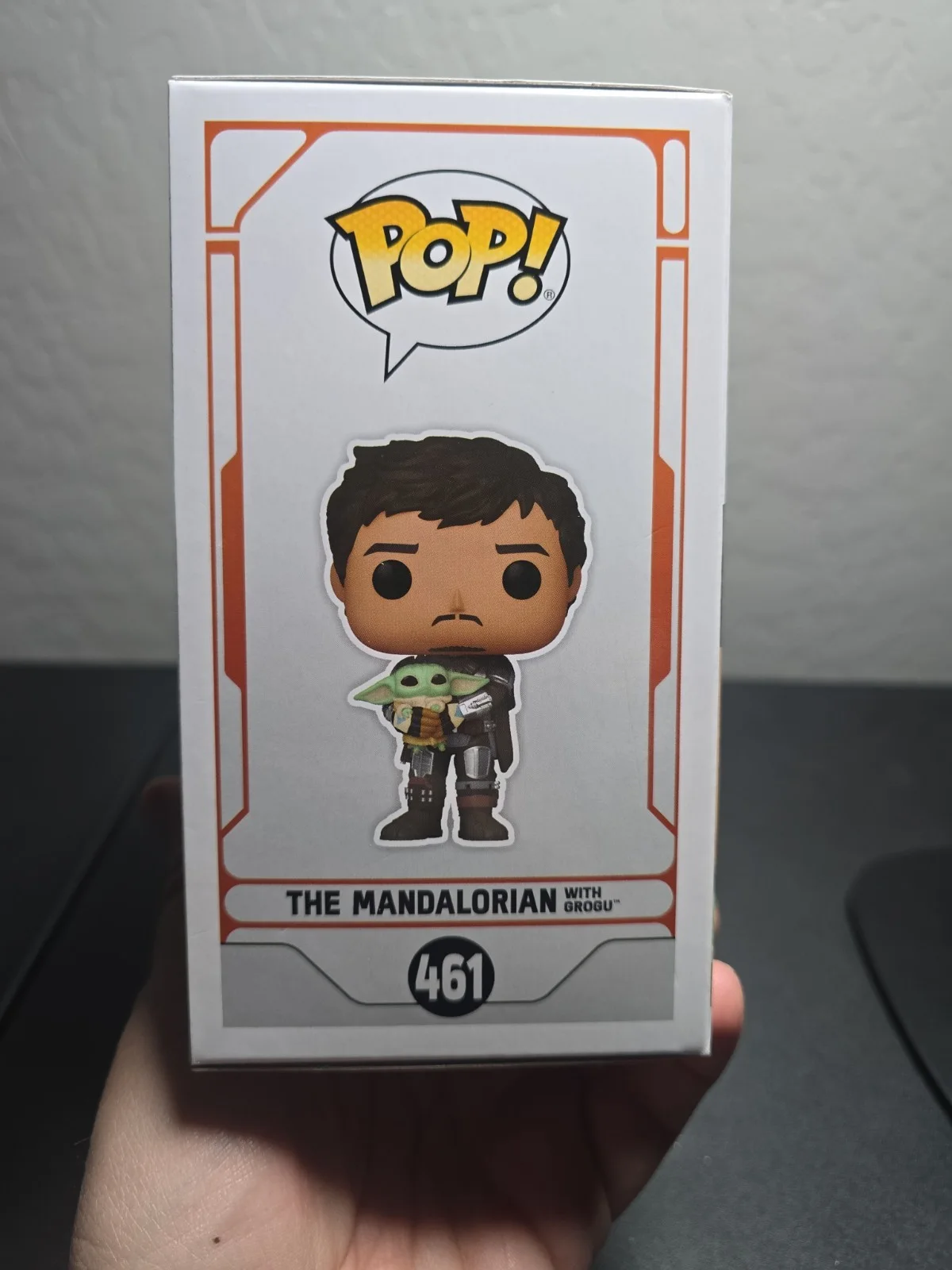 Pedro Pascal — Pedro Pascal Signed Funko Pop #461 The Mandalorian Star Wars SWAU Certified Auto, изображение 4