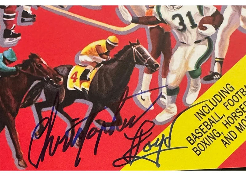 Christopher Lloyd Signed Back to the Future Grays Sports Almanac JSA, image 2