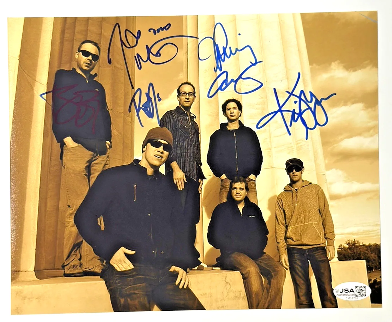 Umphrey’s McGee Group Signed Autographed 8x10 Photo JSA Certified 6 Signatures, изображение 2