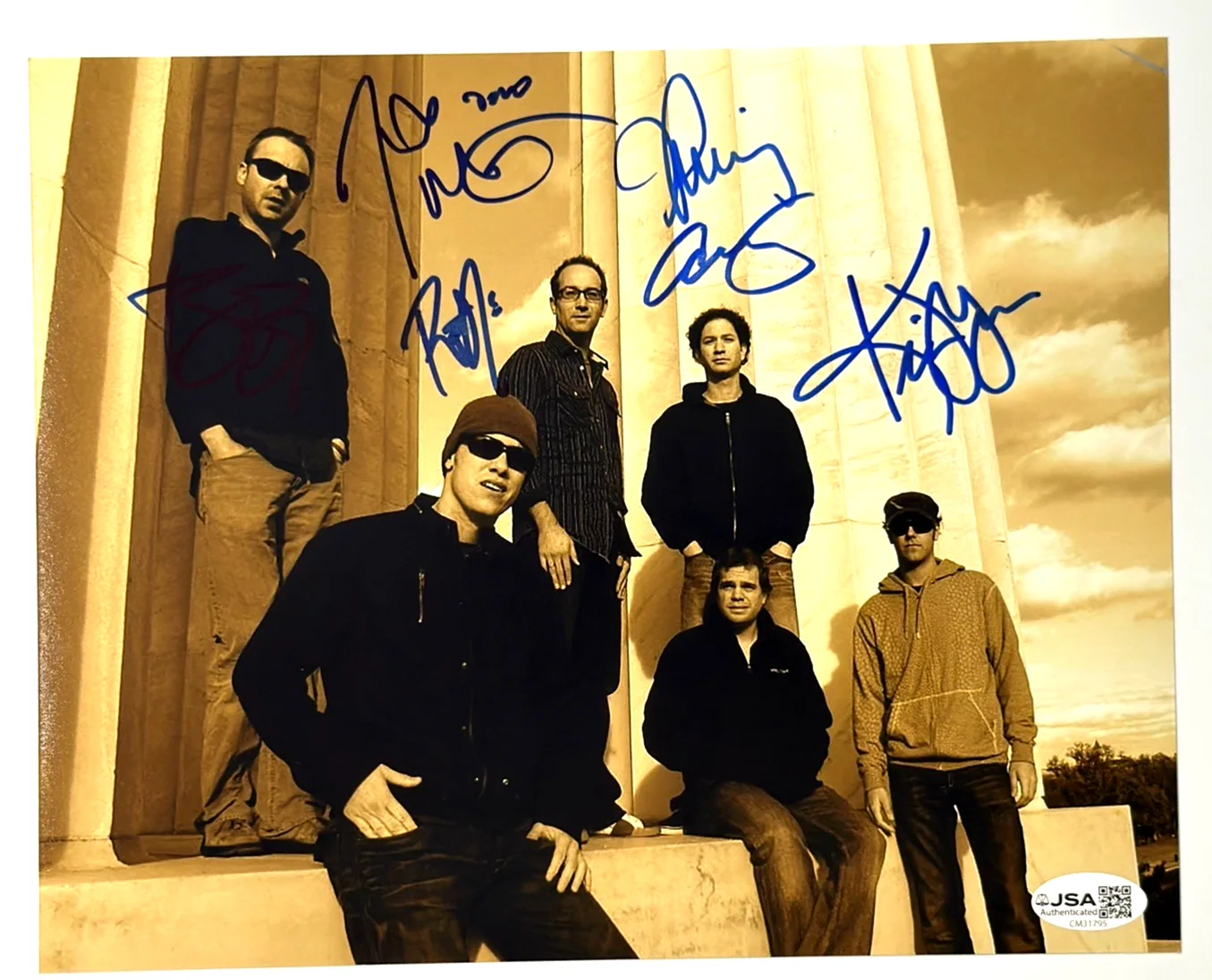 Umphrey’s McGee Group Signed Autographed 8x10 Photo JSA Certified 6 Signatures, изображение 3