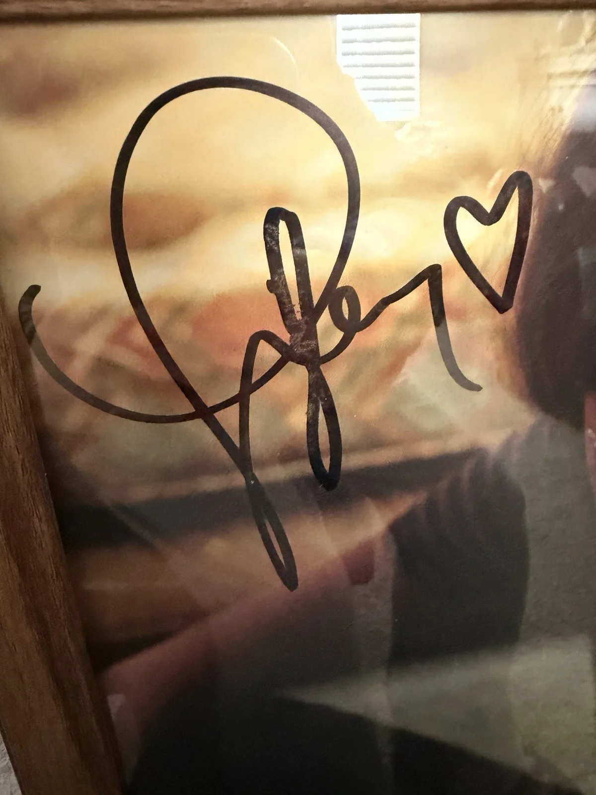 Taylor Swift Midnights HAND SIGNED Insert with Frame-Mahogany Variant, image 2