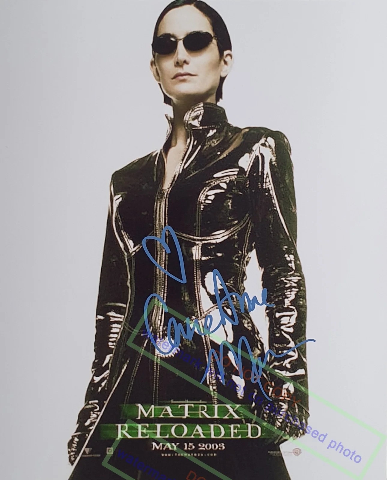 CARRIE ANNE MOSS — CARRIE ANNE MOSS Signed Autographed 8X10 Photo