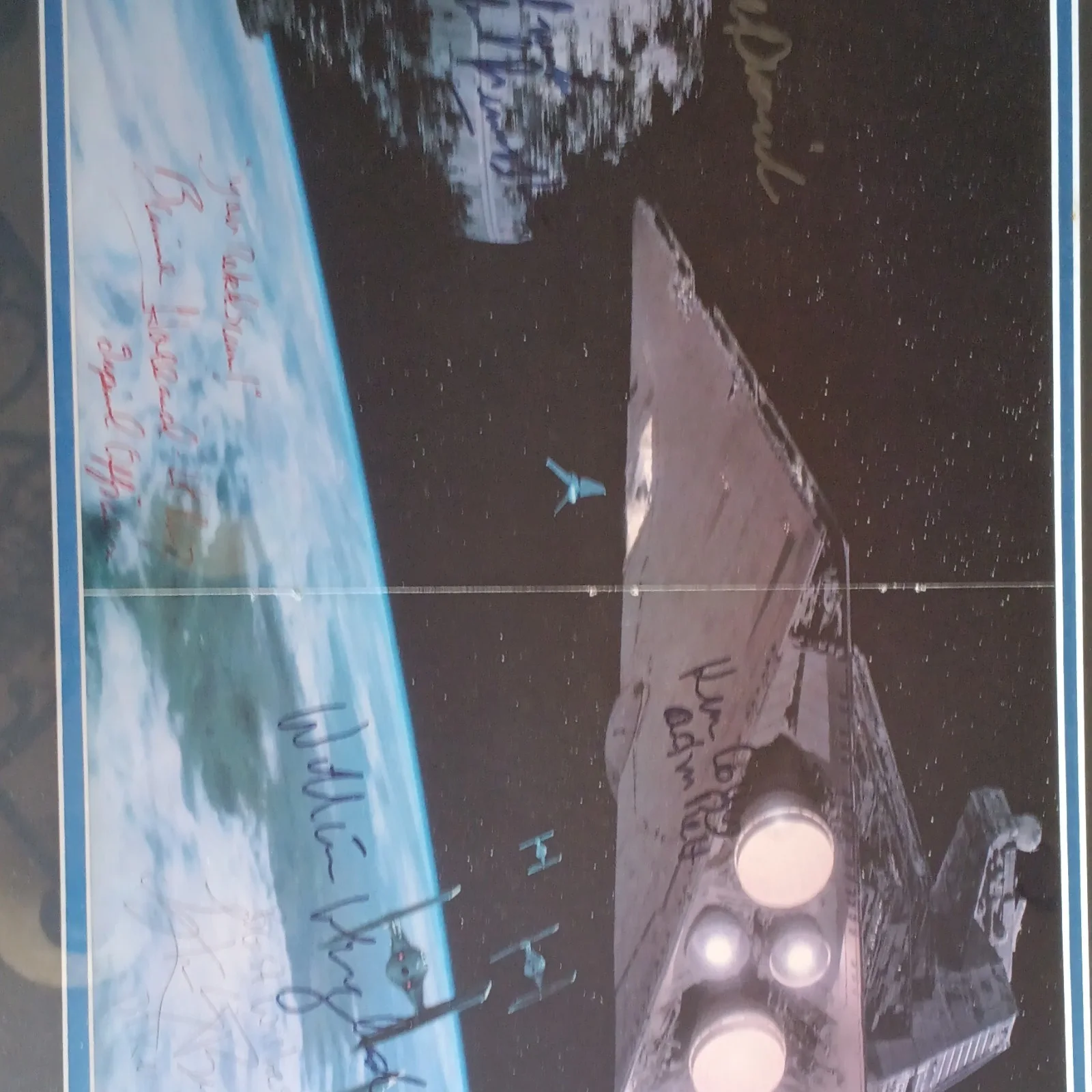 Ian McDiarmid;Kenneth Colley;Barrie Holland;William Grayland — Star Wars 30×23 Original Signed Photo Ian McDiarmid, Colley, Holland, Grayland
