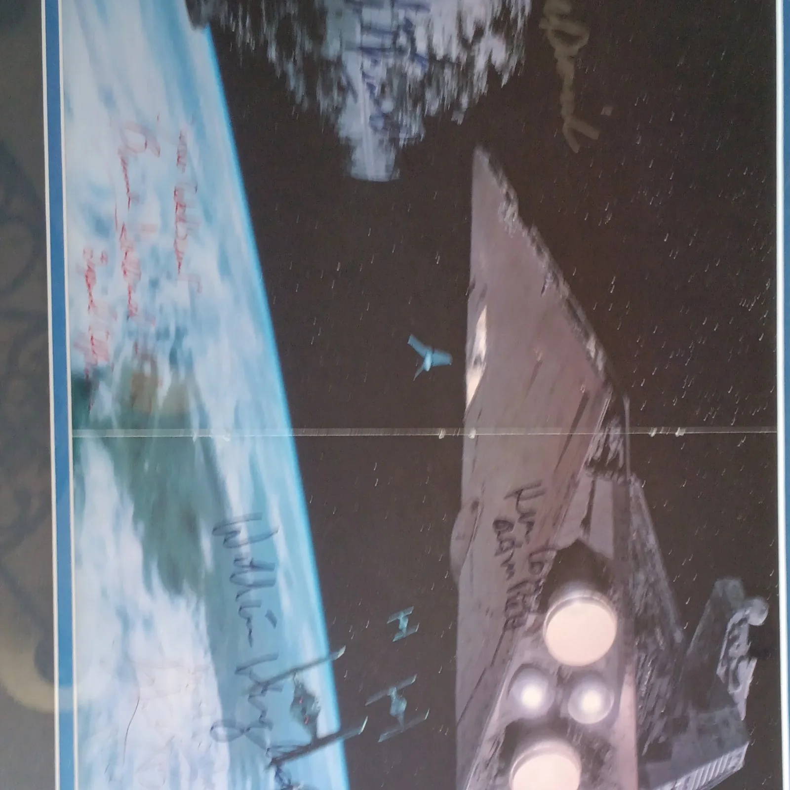 Ian McDiarmid, Kenneth Colley, Barrie Holland, William Grayland — Star Wars 30×23 Original Signed Photo Ian McDiarmid, Colley, Holland, Grayland, изображение 2