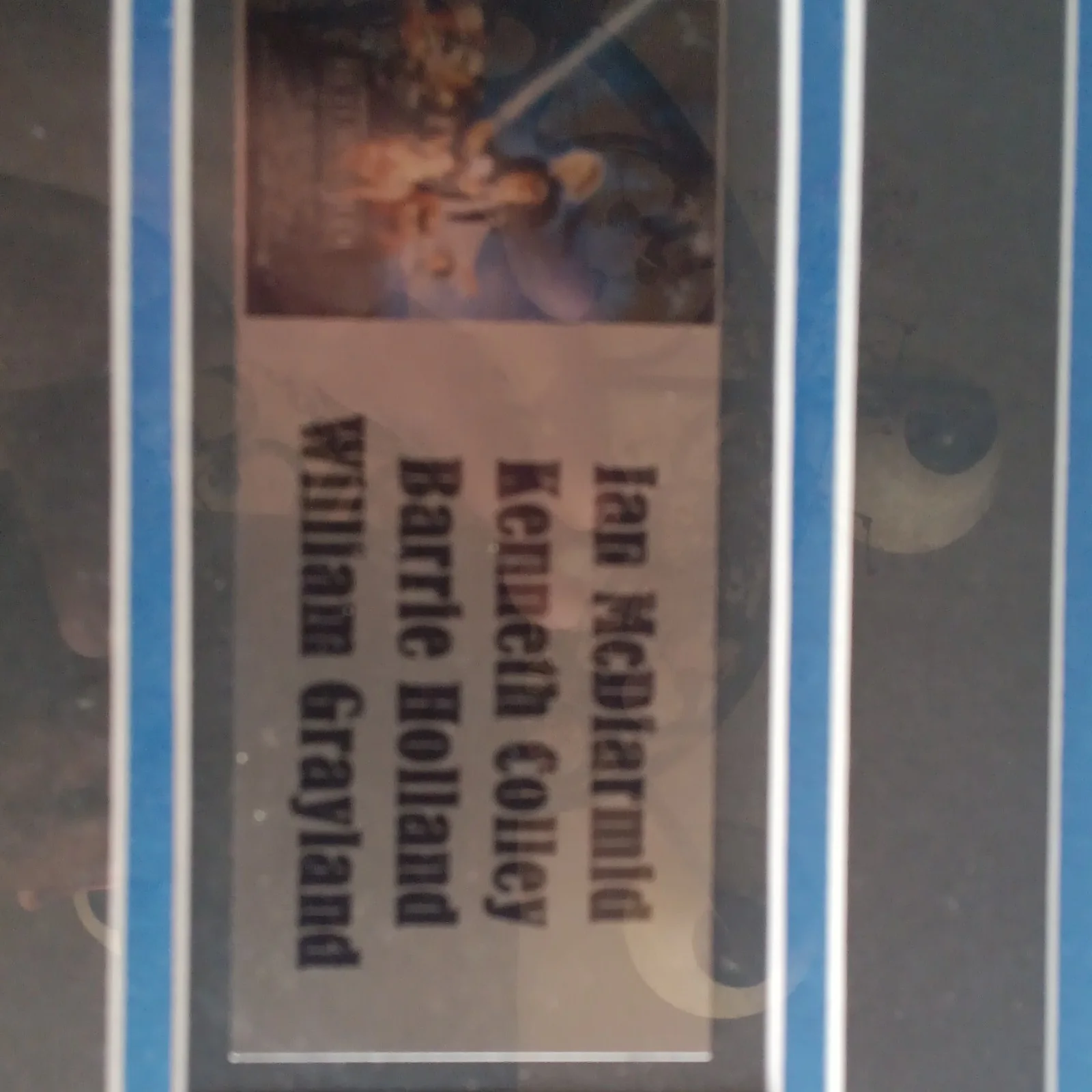 Ian McDiarmid, Kenneth Colley, Barrie Holland, William Grayland — Star Wars 30×23 Original Signed Photo Ian McDiarmid, Colley, Holland, Grayland, изображение 3