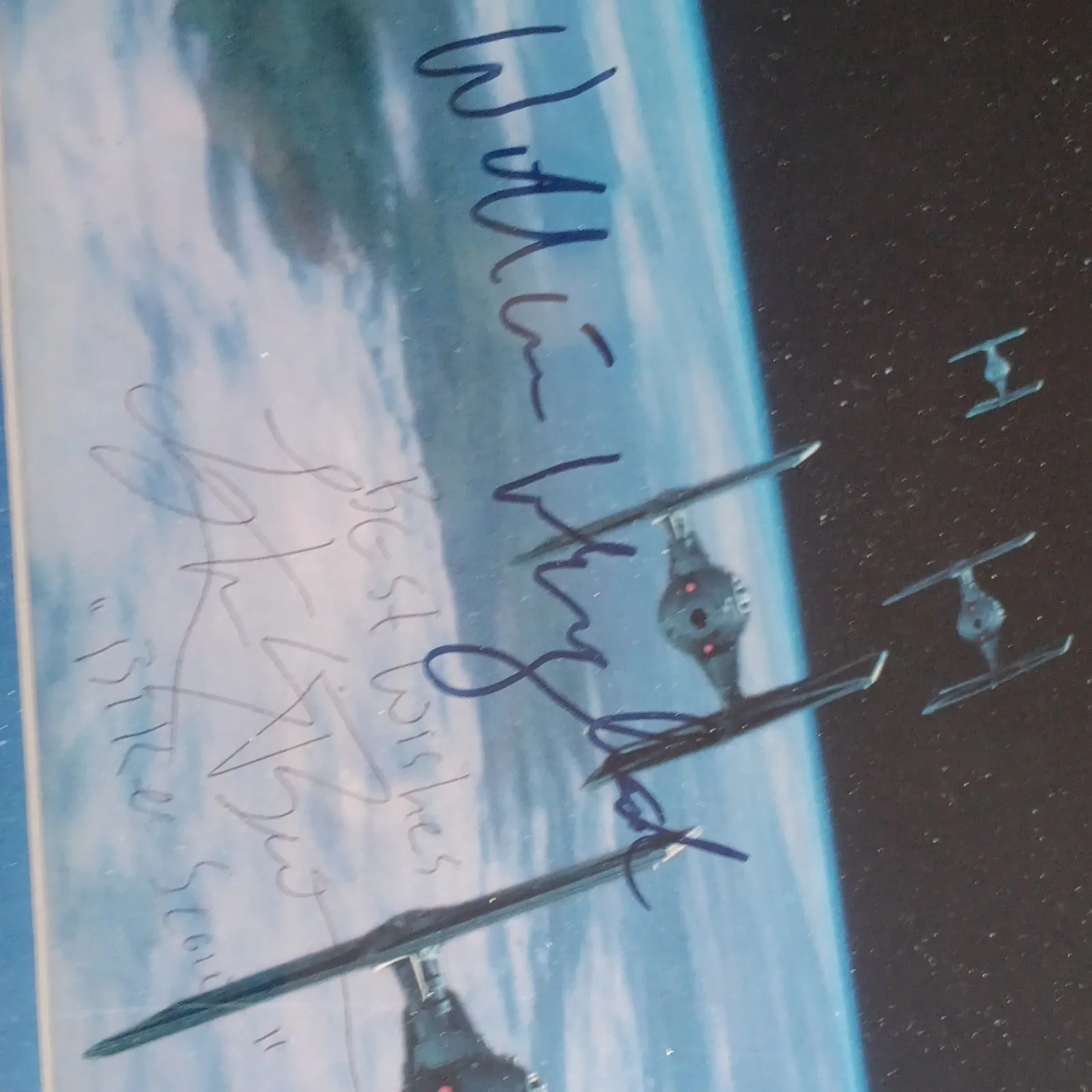 Ian McDiarmid, Kenneth Colley, Barrie Holland, William Grayland — Star Wars 30×23 Original Signed Photo Ian McDiarmid, Colley, Holland, Grayland, изображение 4
