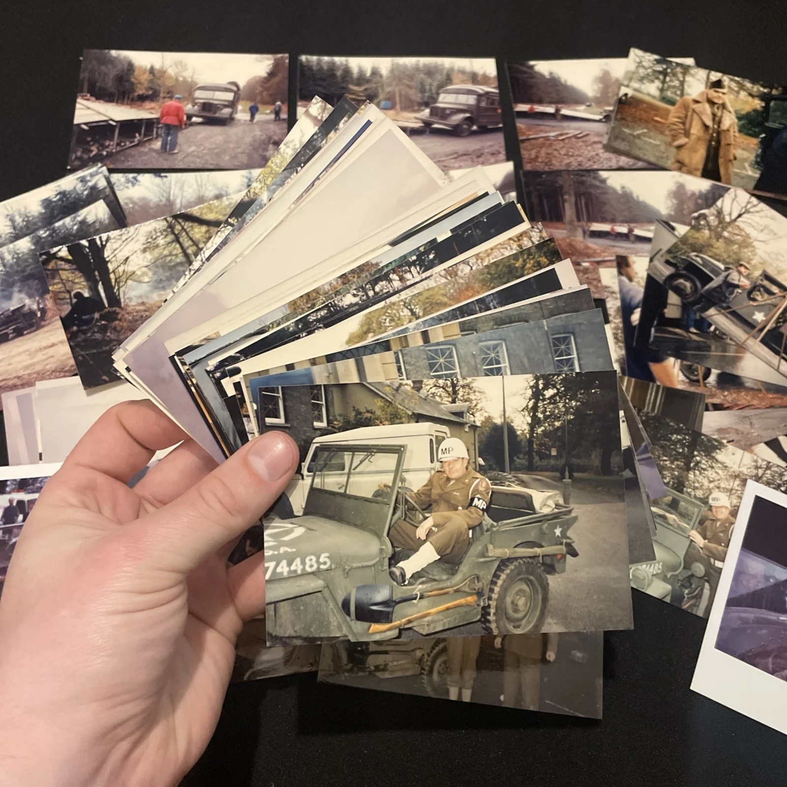 ORIGINAL Dirty Dozen Next Mission (1985) Behind Scenes Photos Borgnine Film Prop, изображение 5