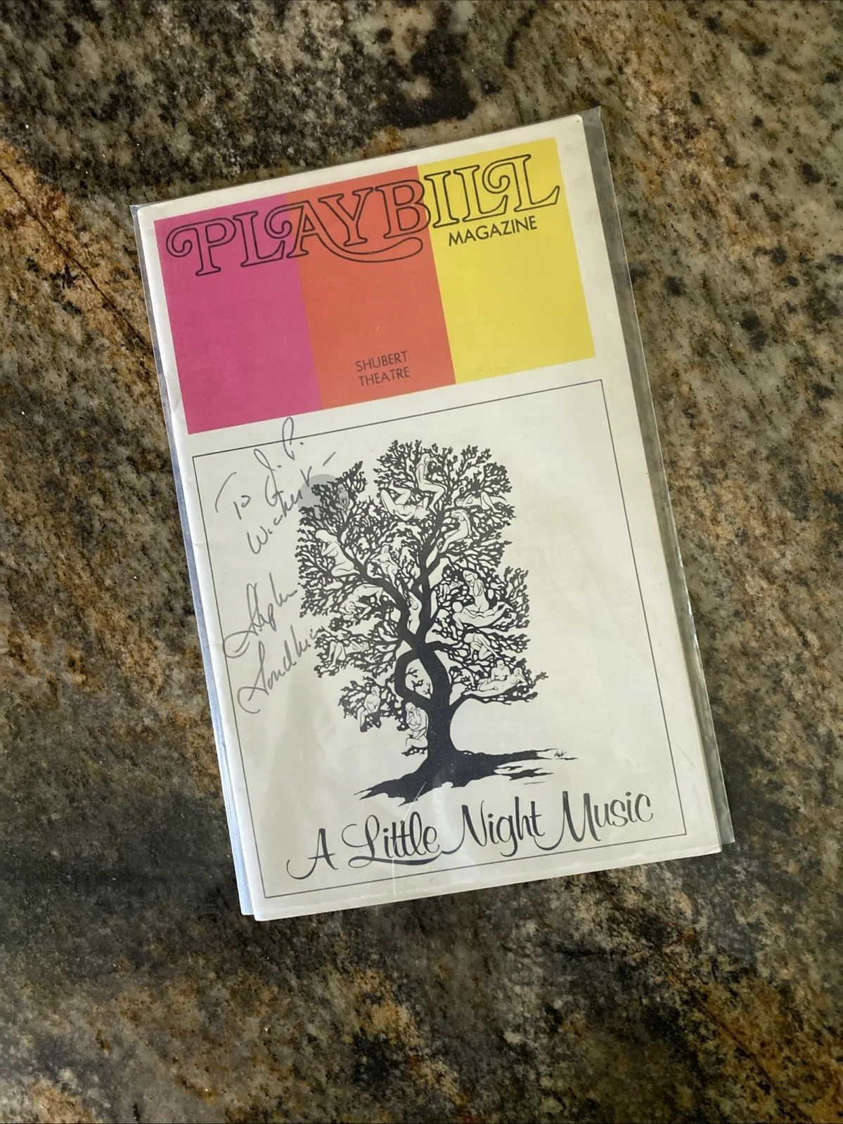 A Little Night Music playbill SIGNED by Stephen Sondheim 1973 Shubert Theatre, image 5