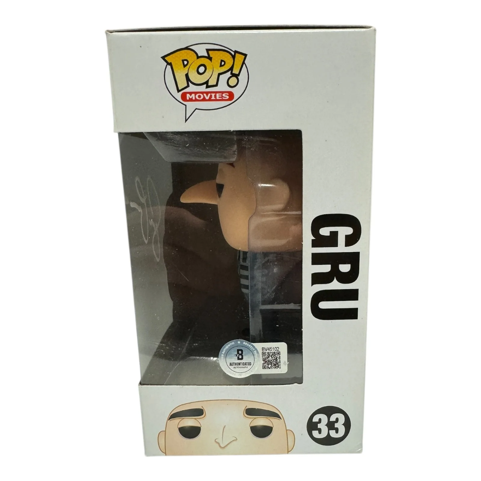 STEVE CARELL — Steve Carell Signed Autograph Despicable Me 2 Funko Pop 33 Beckett BAS Gru, изображение 2