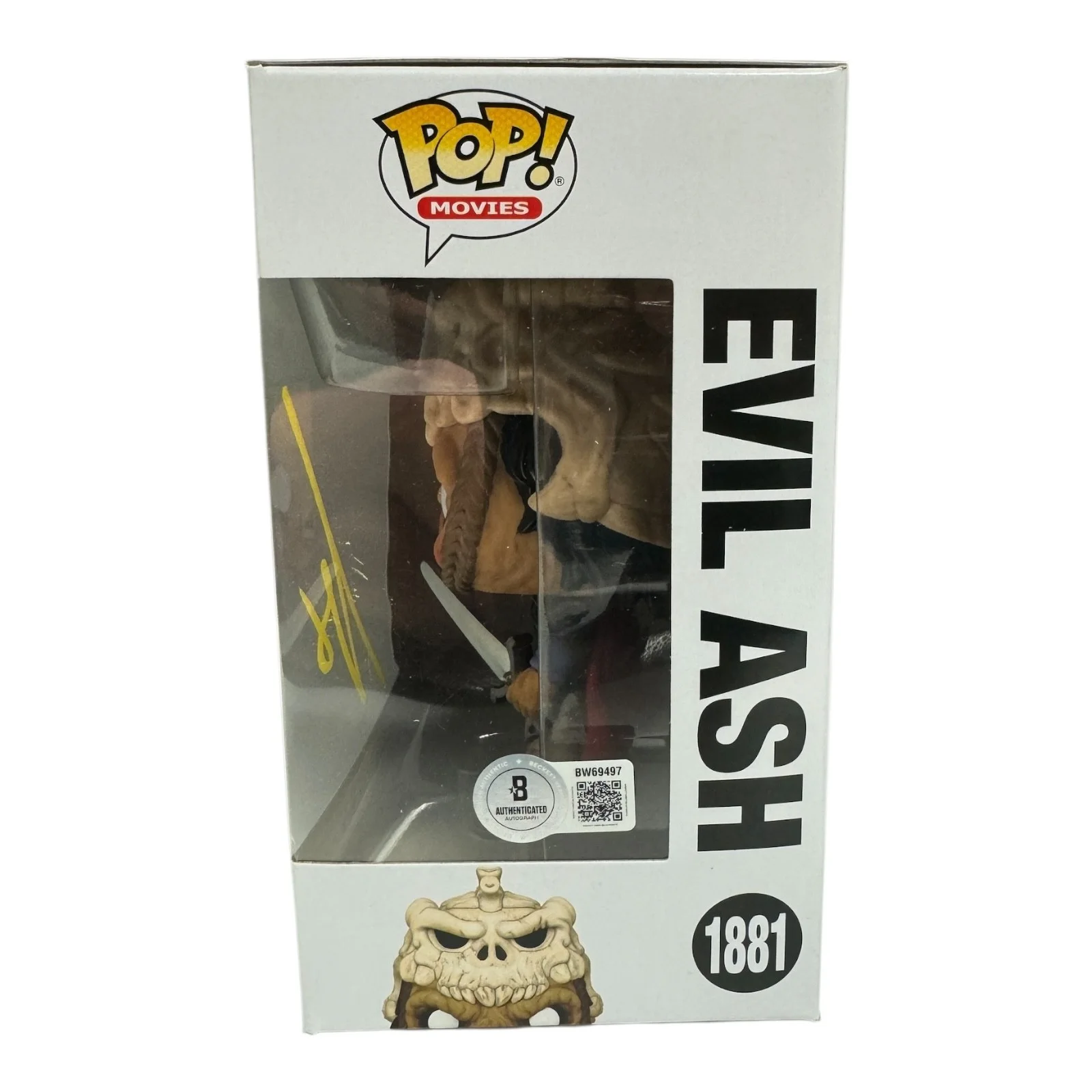 BRUCE CAMPBELL — AUTÓGRAFO FIRMADO POR BRUCE CAMPBELL FUNKO POP 1881 EJÉRCITO DE LA OSCURIDAD BECKETT EVIL ASH, изображение 2