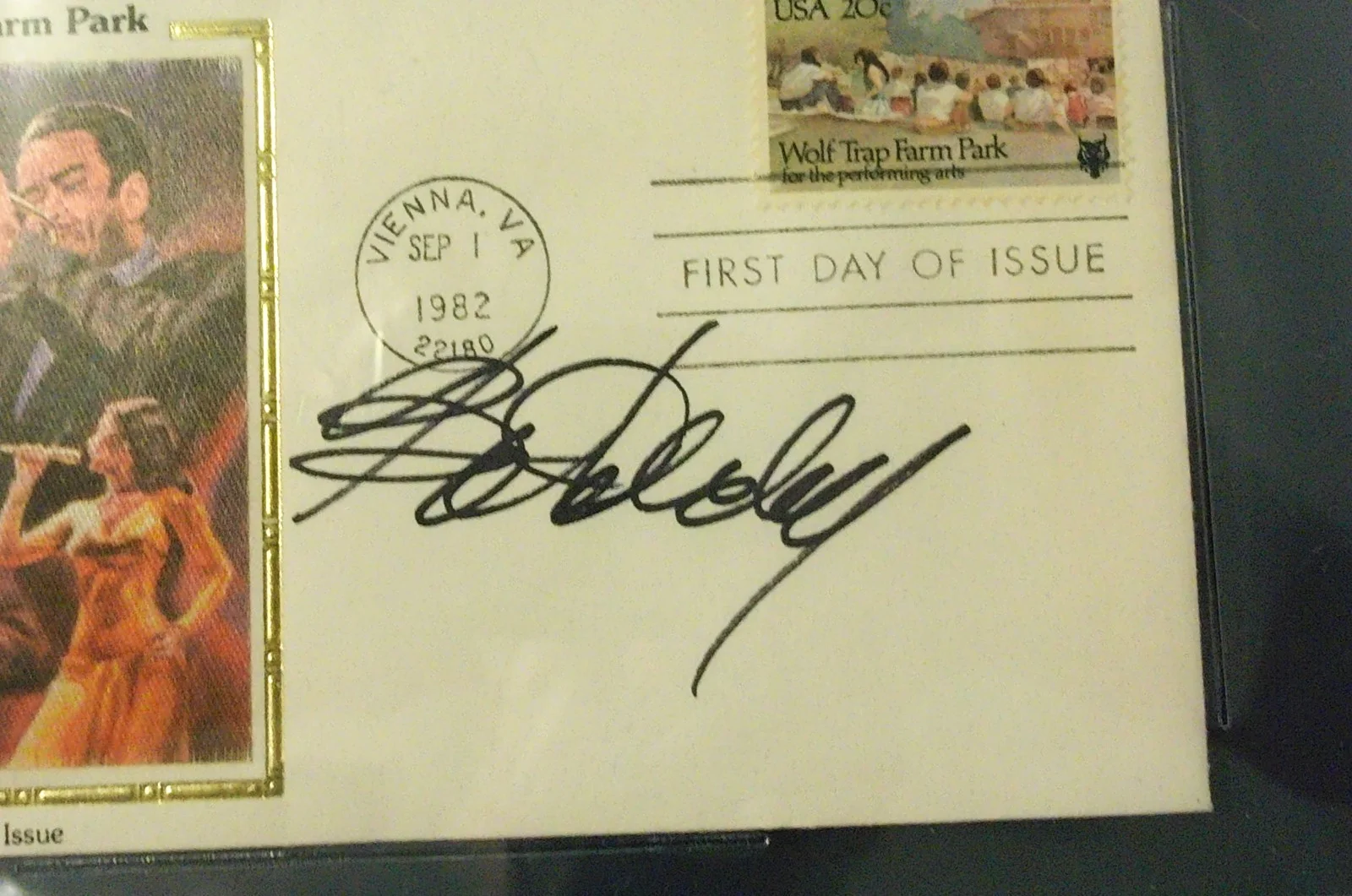 BO DIDDLEY SIGNED, AUTO'D ISTDAY ISSUE ENVELOPE-BLUES GUITARIST-BECKETT DEC 2008, image 2