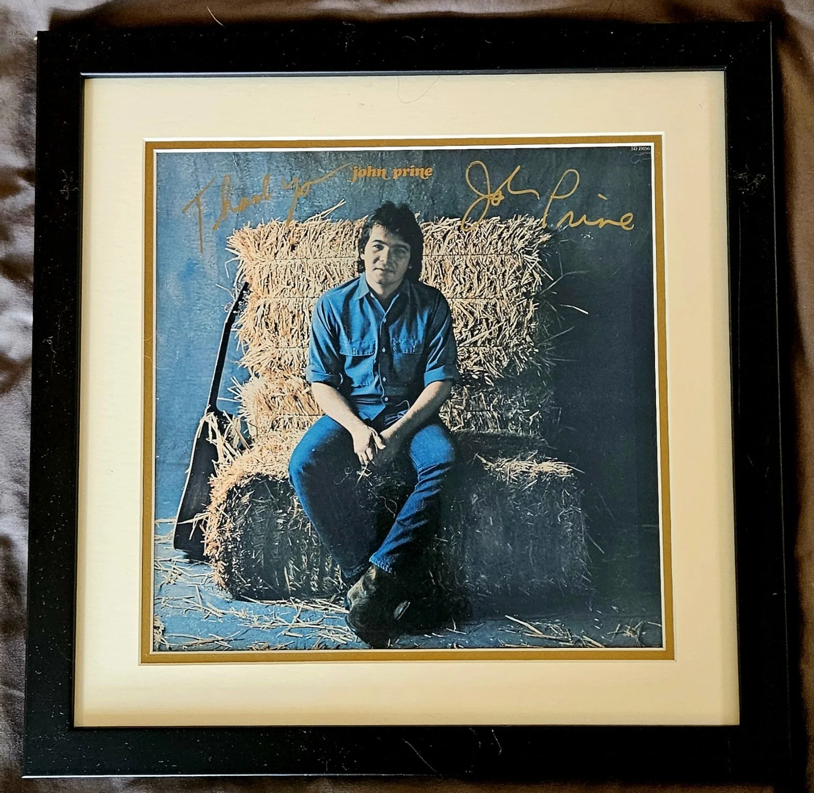JOHN PRINE Hand-signed Debut LP Album Framed Autographed Vinyl Record Signed WOW, изображение 2