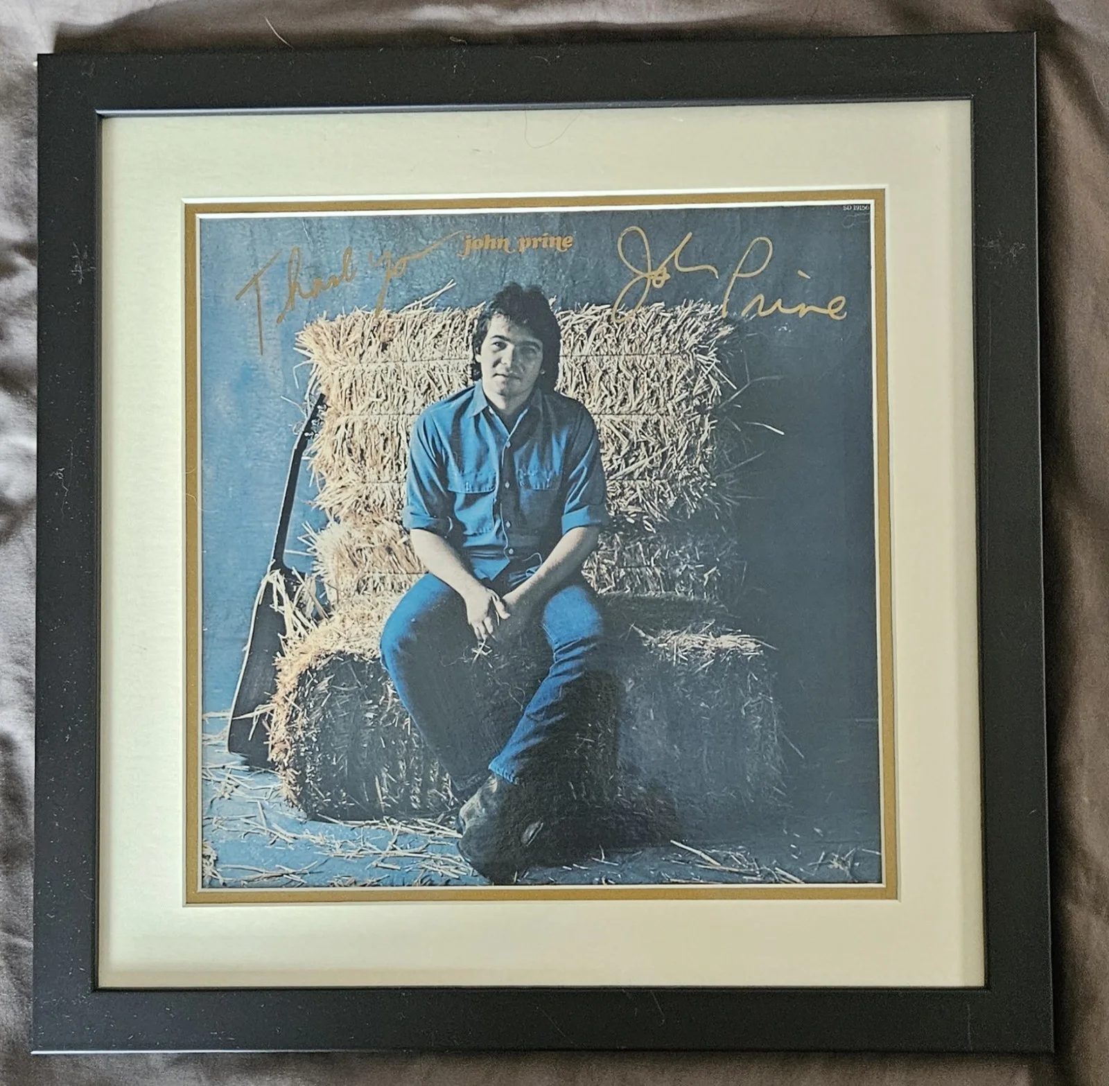 JOHN PRINE Hand-signed Debut LP Album Framed Autographed Vinyl Record Signed WOW, изображение 4