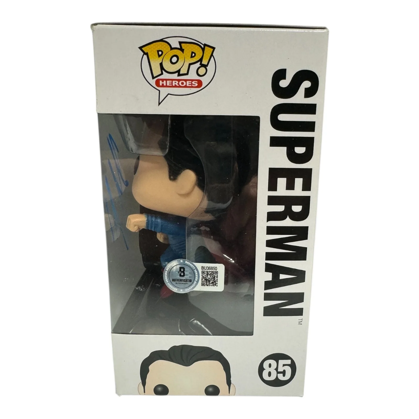 Henry Cavill — Henry Cavill Signed Autograph Batman V Superman Funko Pop 85 Beckett BAS, изображение 2