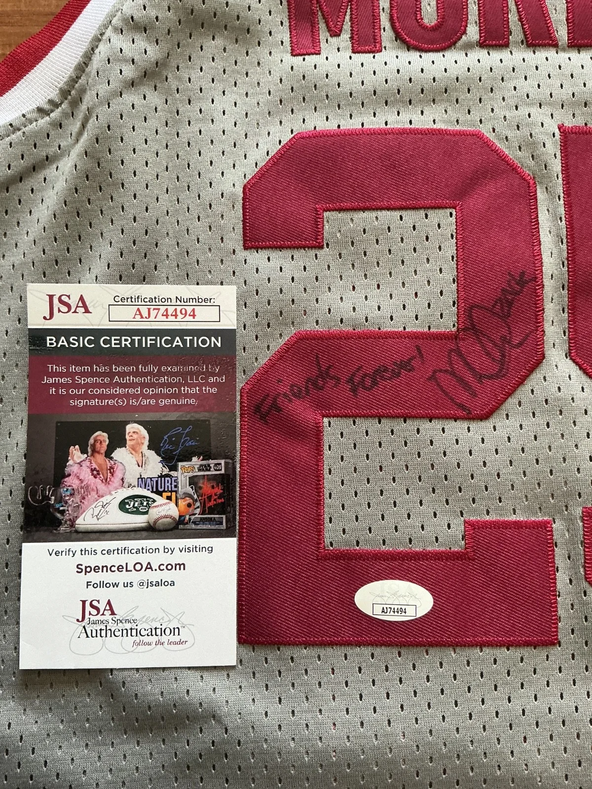 Mark-Paul Gosselaar Autographed Saved By The Bell Bayside HS Style Jersey JSA, image 2