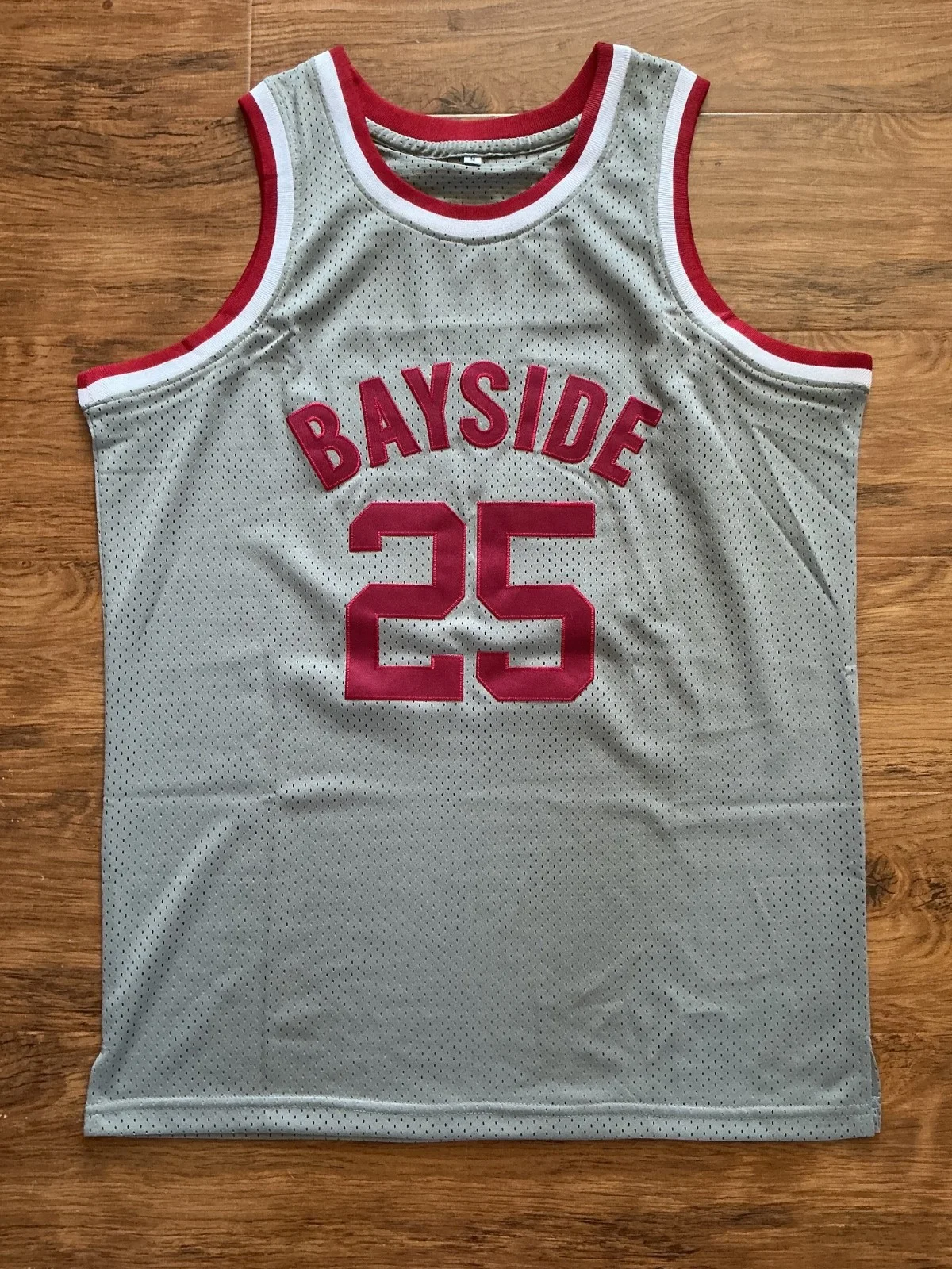 Mark-Paul Gosselaar Autographed Saved By The Bell Bayside HS Style Jersey JSA, image 3