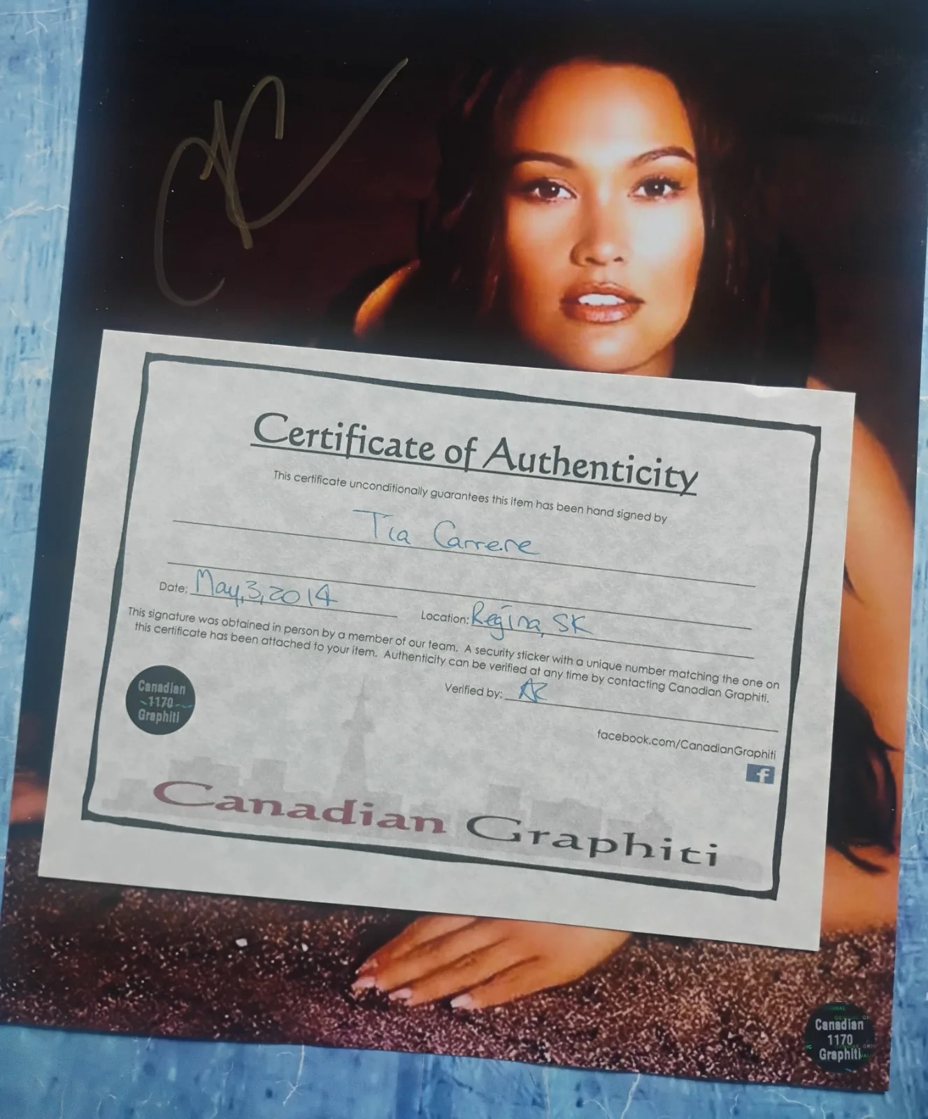 Tia Carrere Hand Signed 8x10 Photo COA - NO US TARIFFS, изображение 4