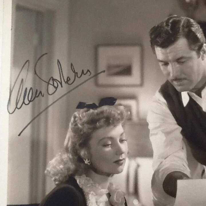Ann Sothern & James Craig SIGNED DW Photo MGM Film Actors Maisie 1943 Comedy, изображение 3