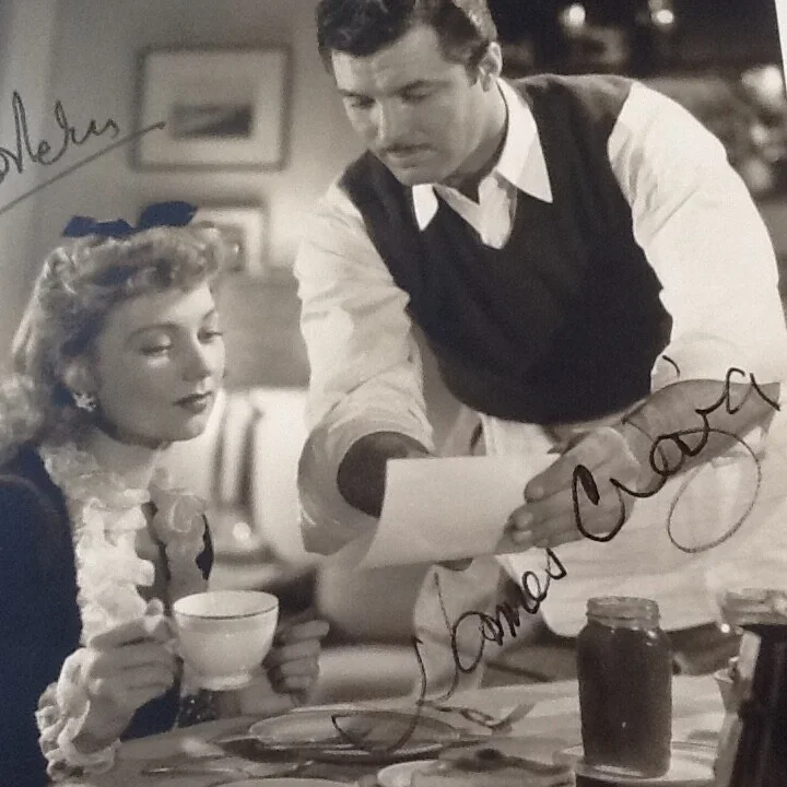 Ann Sothern & James Craig SIGNED DW Photo MGM Film Actors Maisie 1943 Comedy, изображение 5