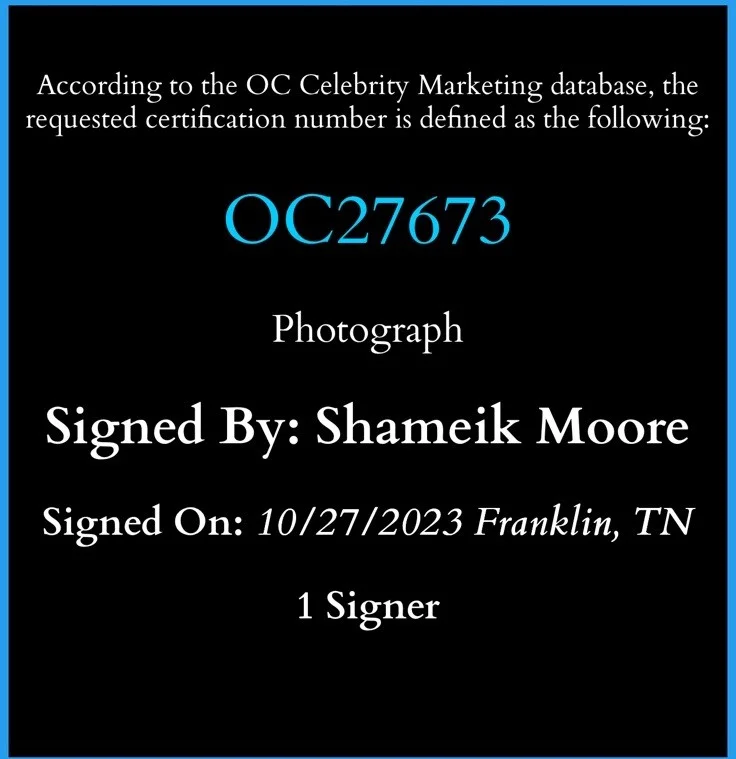 Shameik Moore — OC Celebrity Marketing Shameik Moore Signed Across the Spider-Verse Photo, изображение 3