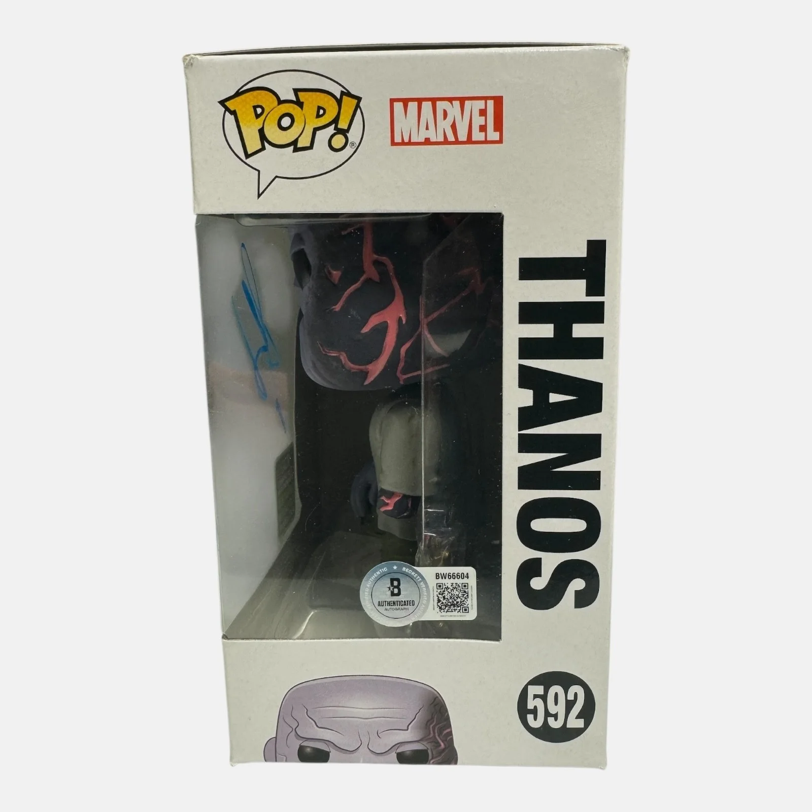 JOSH BROLIN — Josh Brolin Signed Autograph Avengers Thanos Funko Pop 453 Beckett BAS Marvel, изображение 2