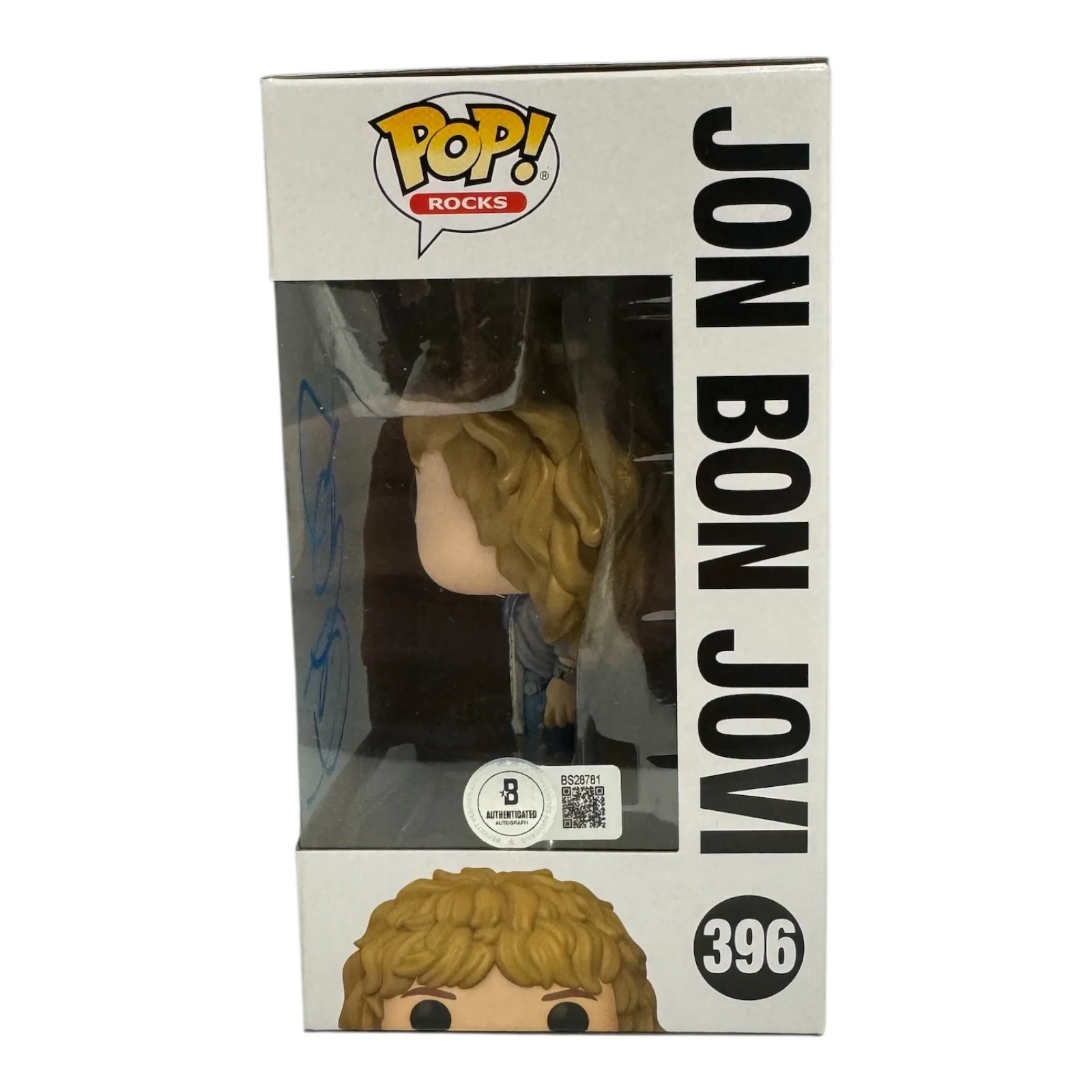 Jon Bon Jovi Signed Autograph Bon Jovi Funko Pop 396 Beckett BAS, изображение 2