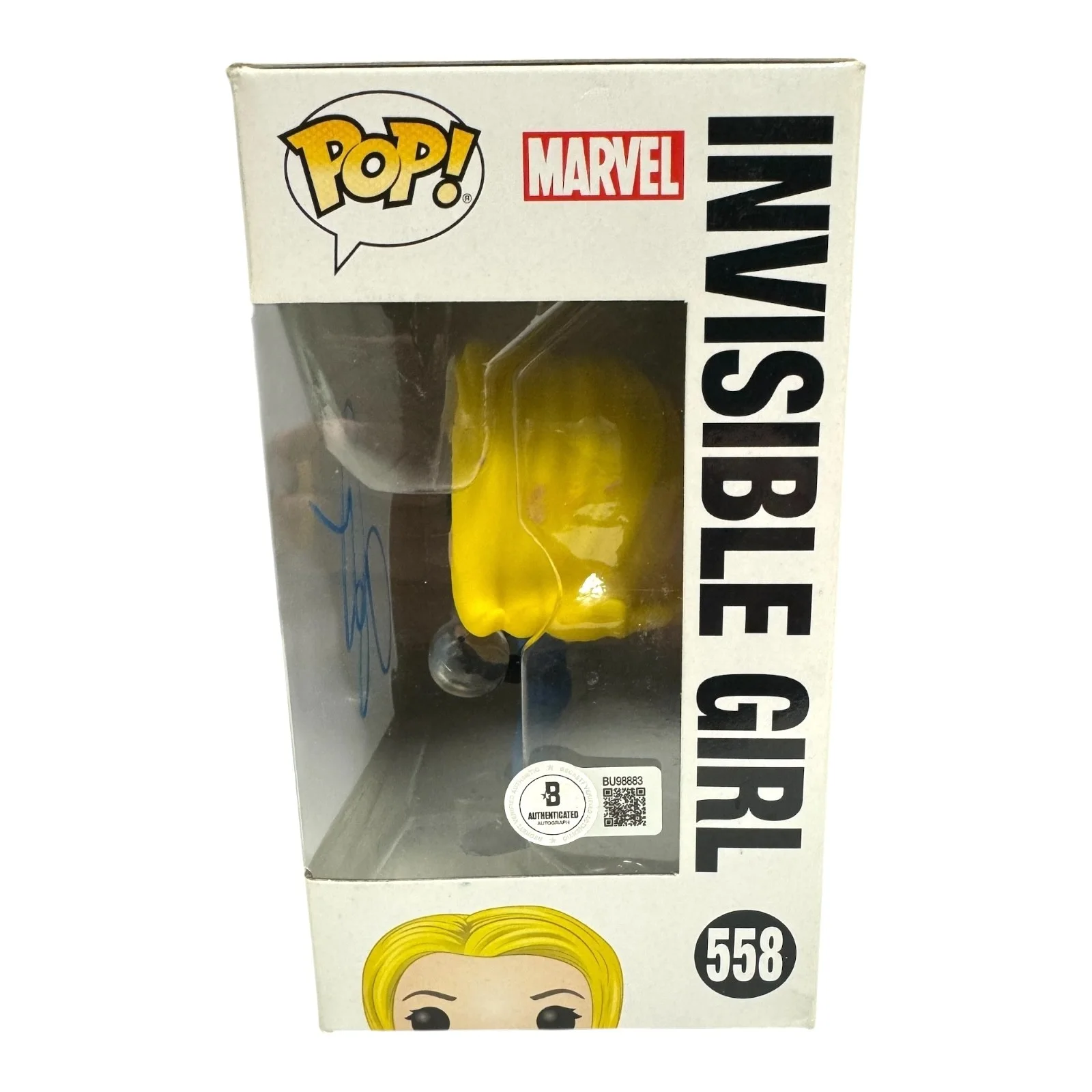 JESSICA ALBA — JESSICA ALBA SIGNED AUTOGRAPH FUNKO POP 558 FANTASTIC FOUR BECKETT BAS, image 2