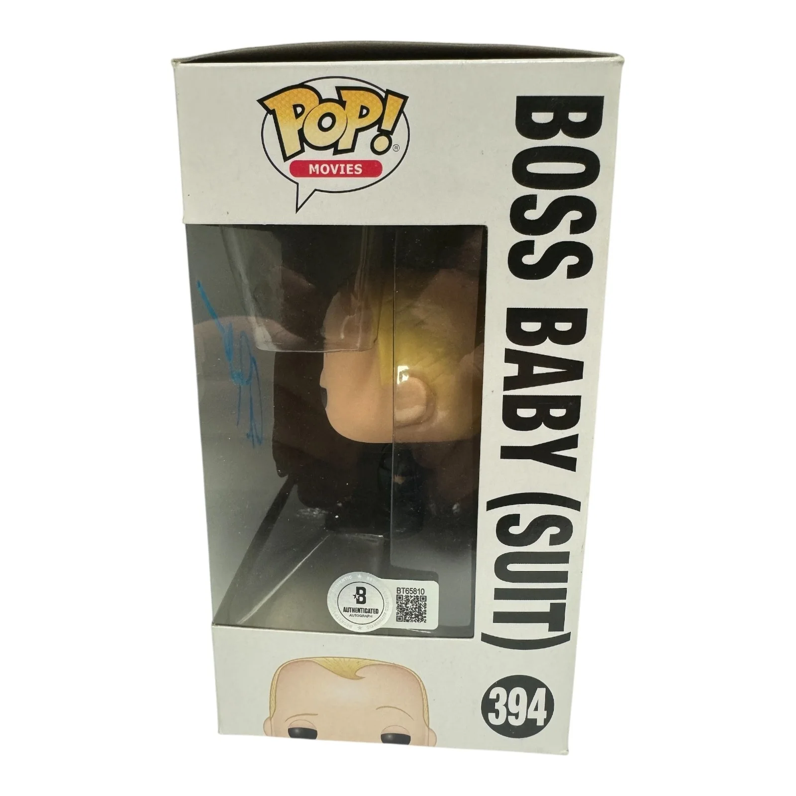 ALEC BALDWIN — ALEC BALDWIN SIGNED AUTOGRAPH FUNKO POP 394 BOSS BABY BECKETT BAS, изображение 2