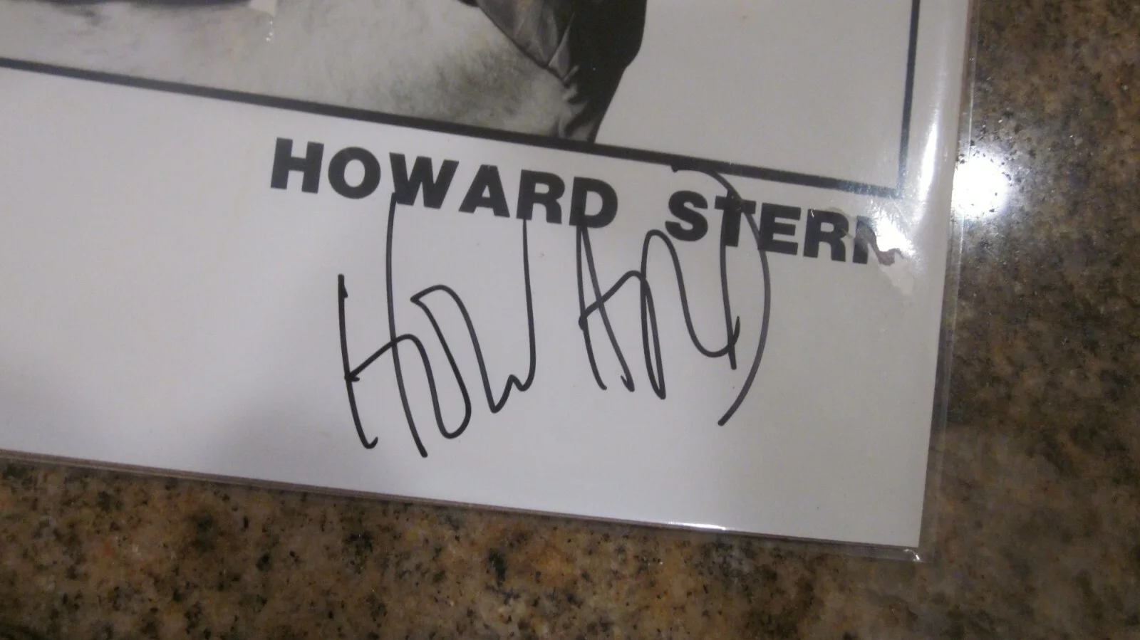 HOWARD STERN SIGNED AUTOGRAPHED PROMO 8X10 *K ROCK NY* RARE, изображение 2