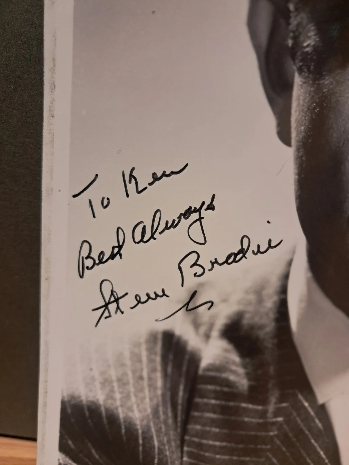 Steve Brodie Original B&W Movie Photograph Signed "To Ken, Best Always", изображение 2