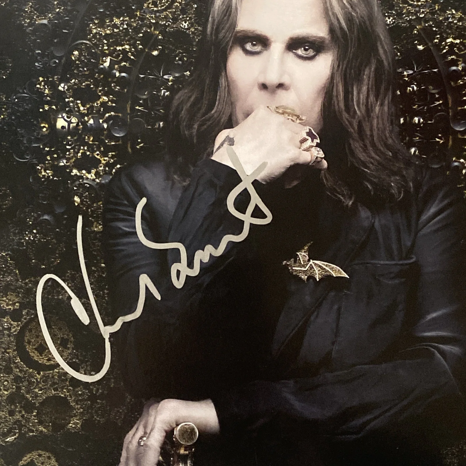 Chad Smith Autographed Vinyl Album 'Patient Number 9' Ozzy Osboure Featured, изображение 2