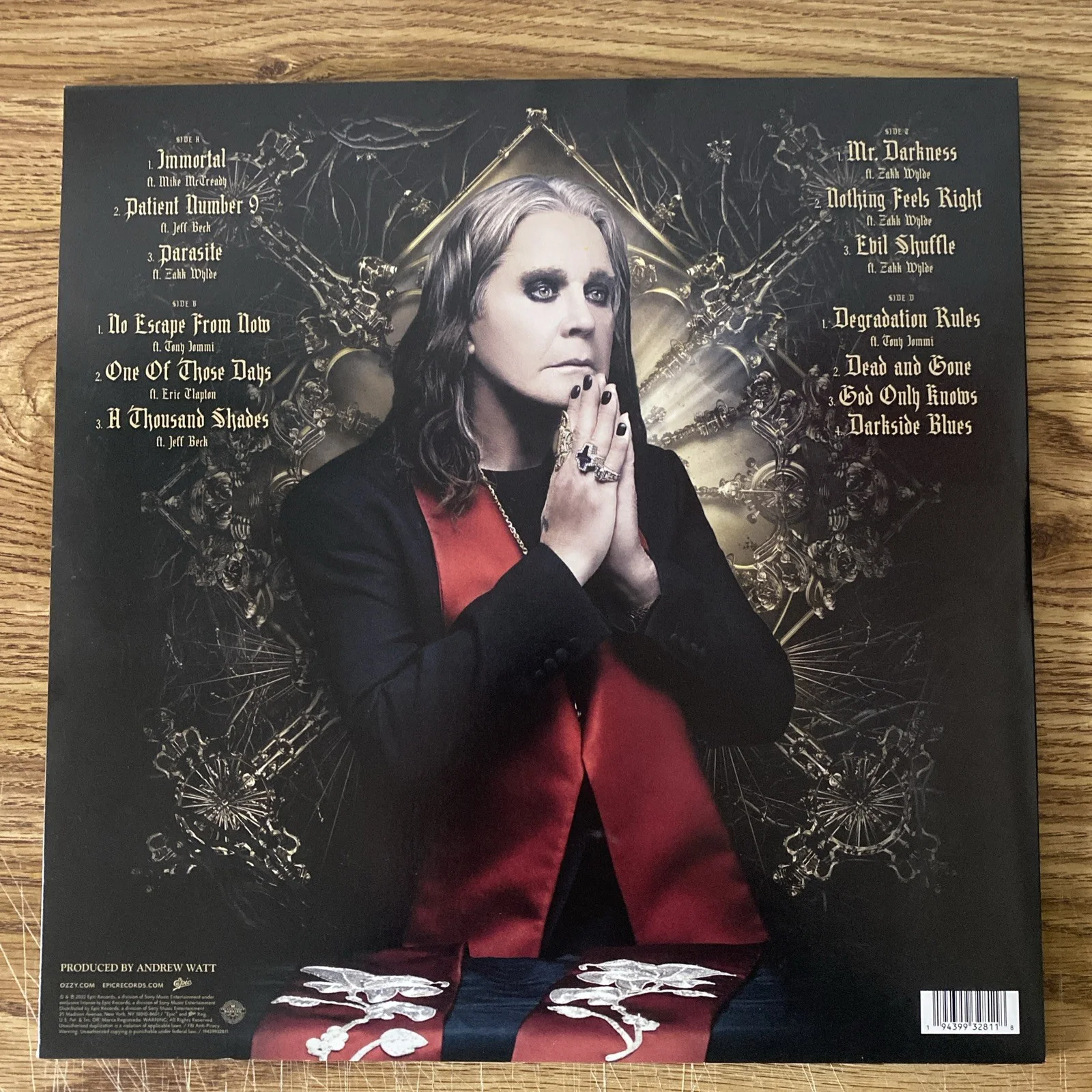 Chad Smith Autographed Vinyl Album 'Patient Number 9' Ozzy Osboure Featured, изображение 3