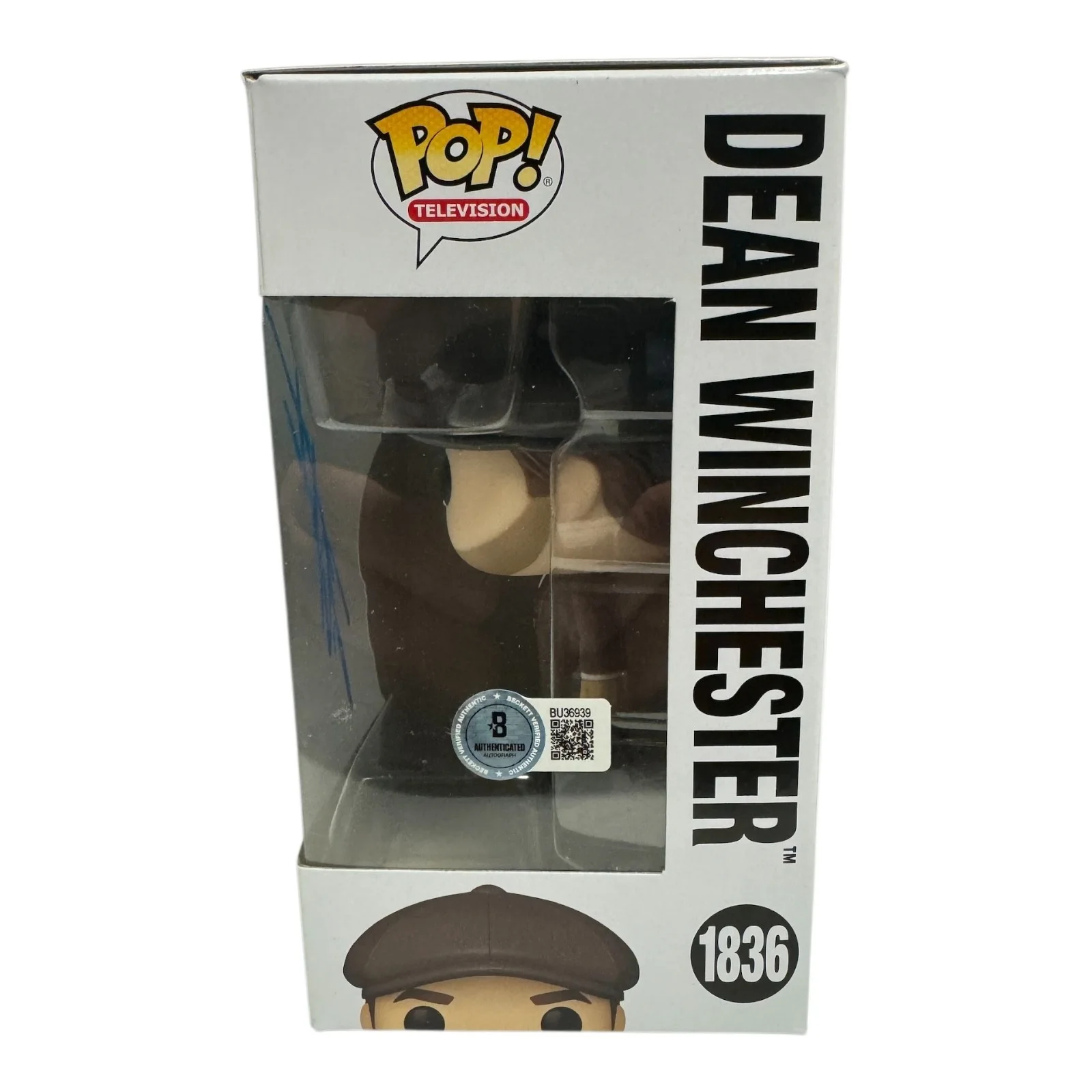 Jensen Ackles — Jensen Ackles Signed Autograph Supernatural Funko Pop 1836 BAS Beckett Dean, изображение 2