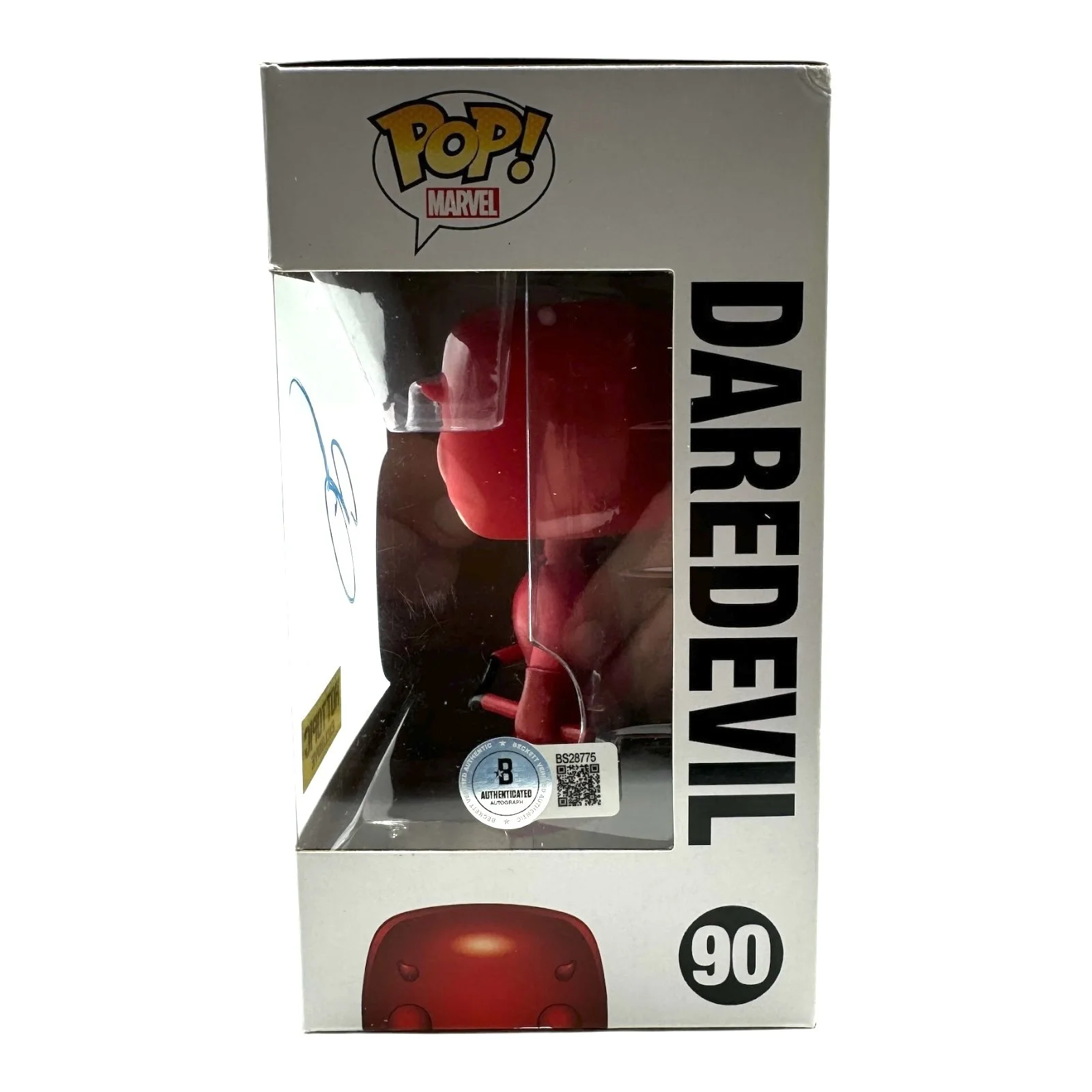 BEN AFFLECK — BEN AFFLECK SIGNED AUTOGRAPH FUNKO POP 90 DAREDEVIL BECKETT BAS MARVEL, image 2