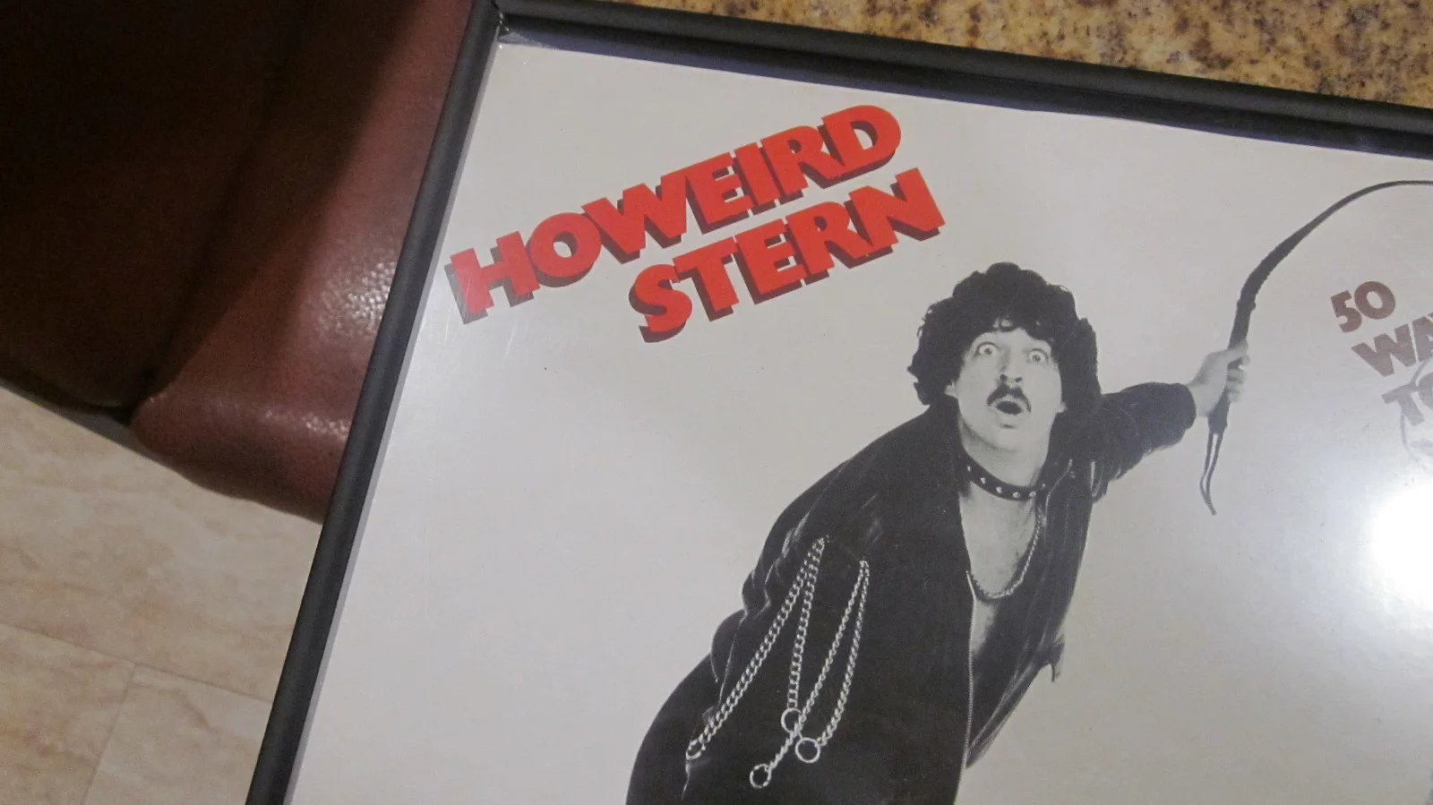 HOWARD STERN FRAMED L.P. RECORD 50 WAYS TO RANK YOUR MOTHER 1982 (FACTORY SEALED, изображение 3