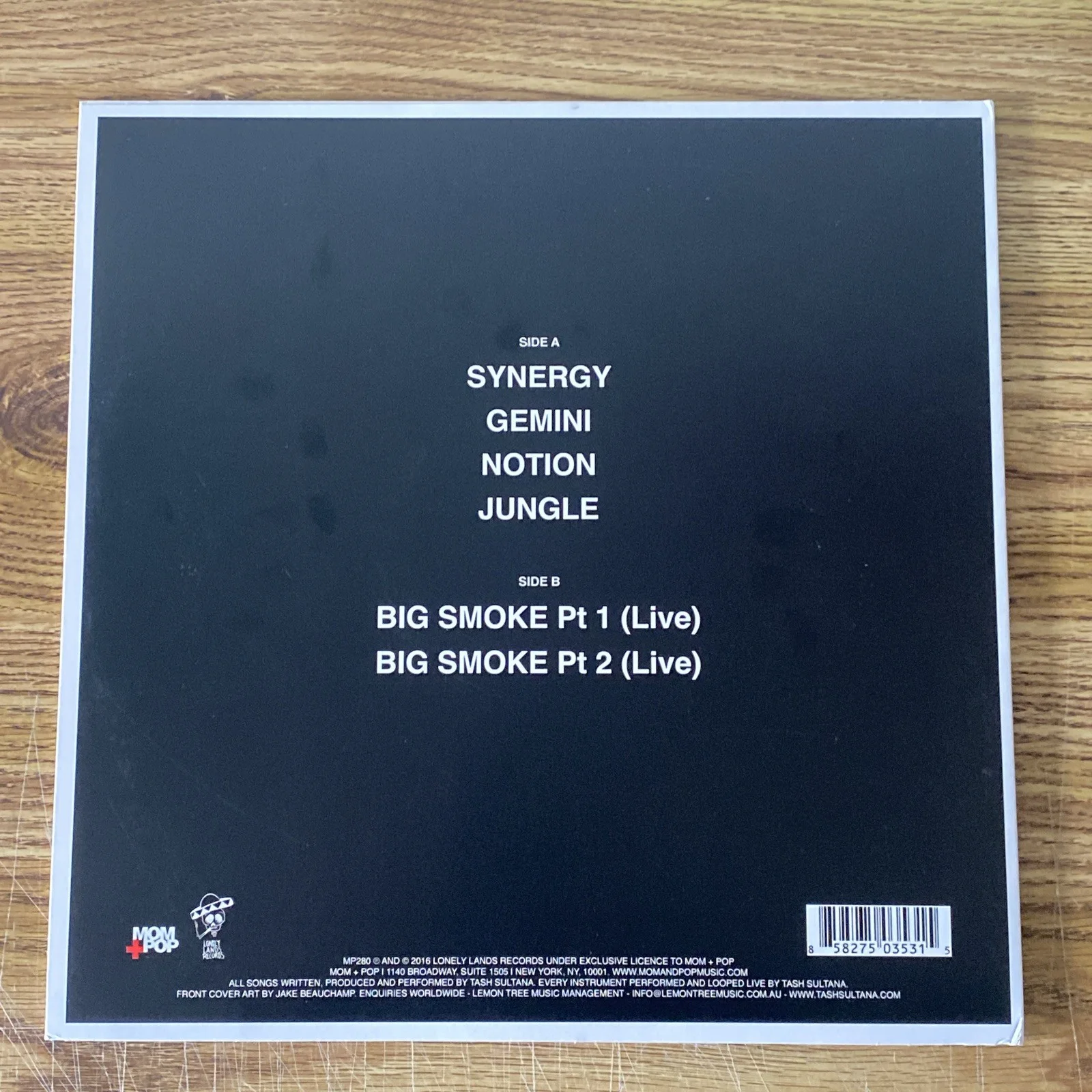 Tash Sultana Autographed Notion Ep Vinyl Album, image 3