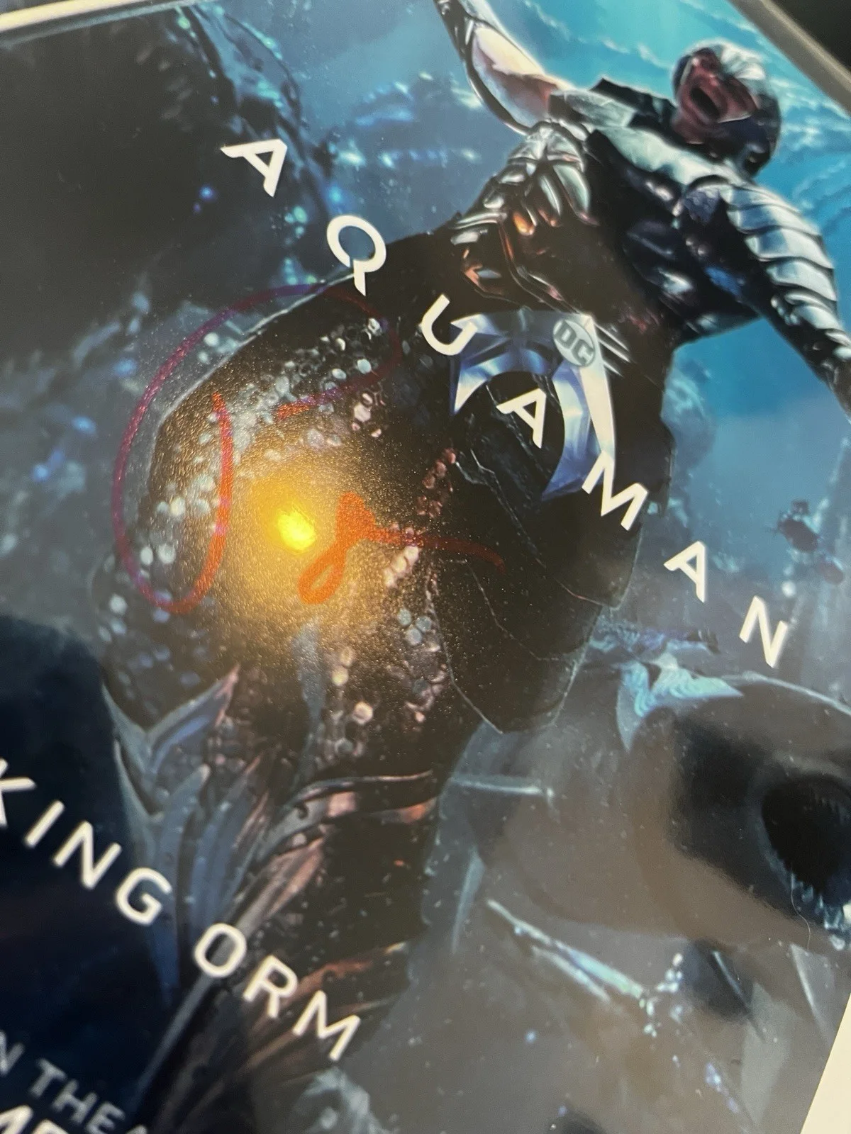 Patrick Wilson — Patrick Wilson Signed Aquaman King Orm 8x10 PSA DNA, image 2