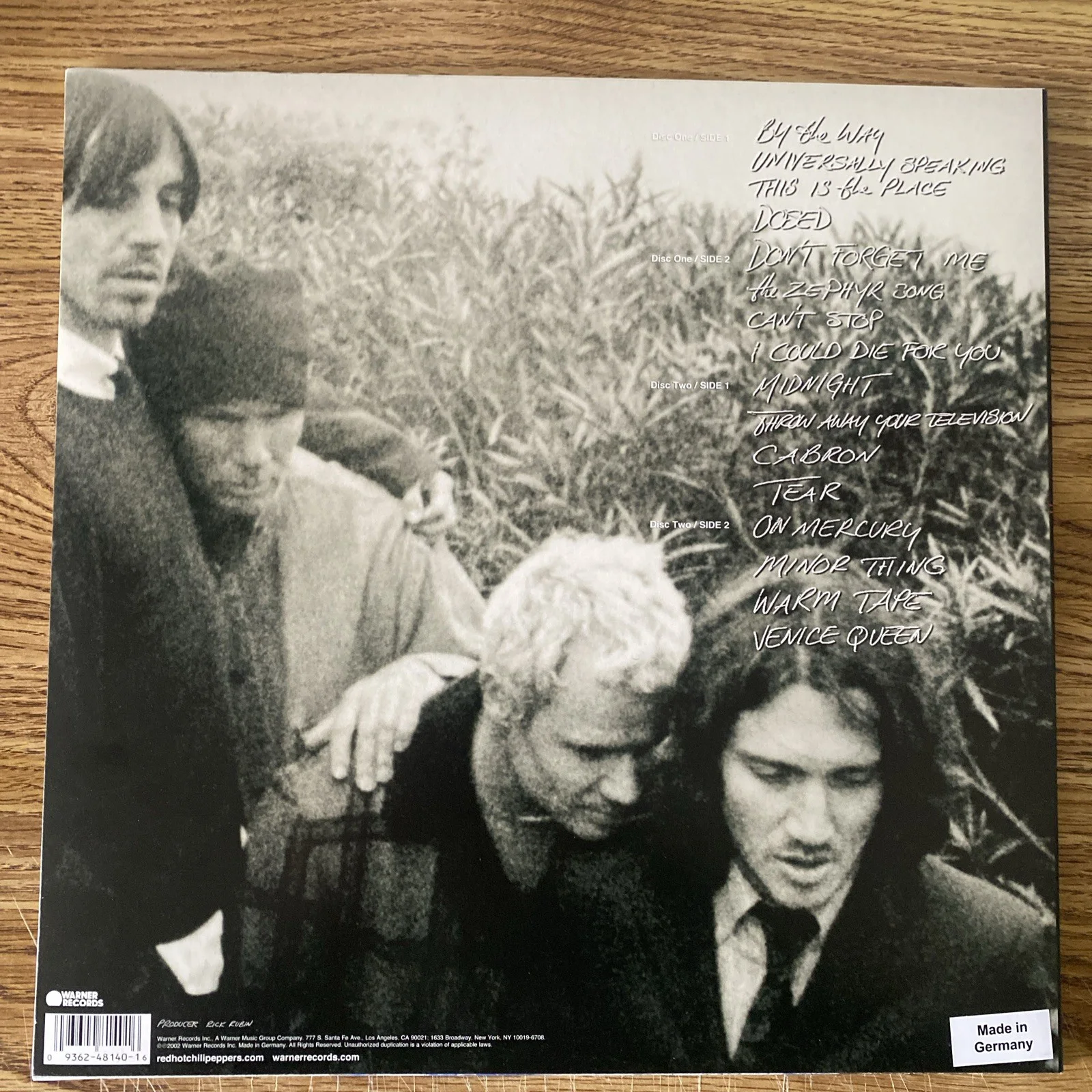 Chad Smith Autographed Vinyl Album ‘By The Way’ The Red Hot Chilli Peppers, image 3