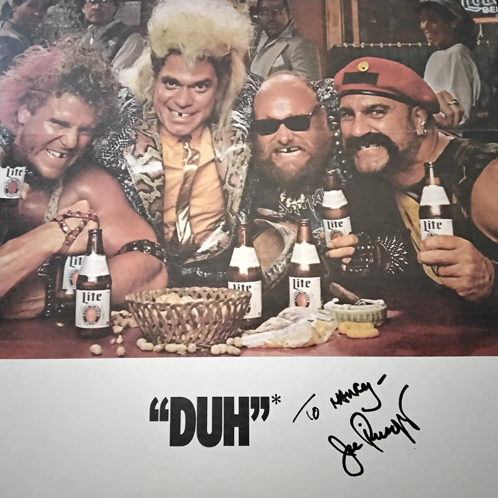 Joe Piscopo SIGNED Mag Page Ad 80s Film TV Actor SNL Wise Guys Sidekicks Miller, изображение 3