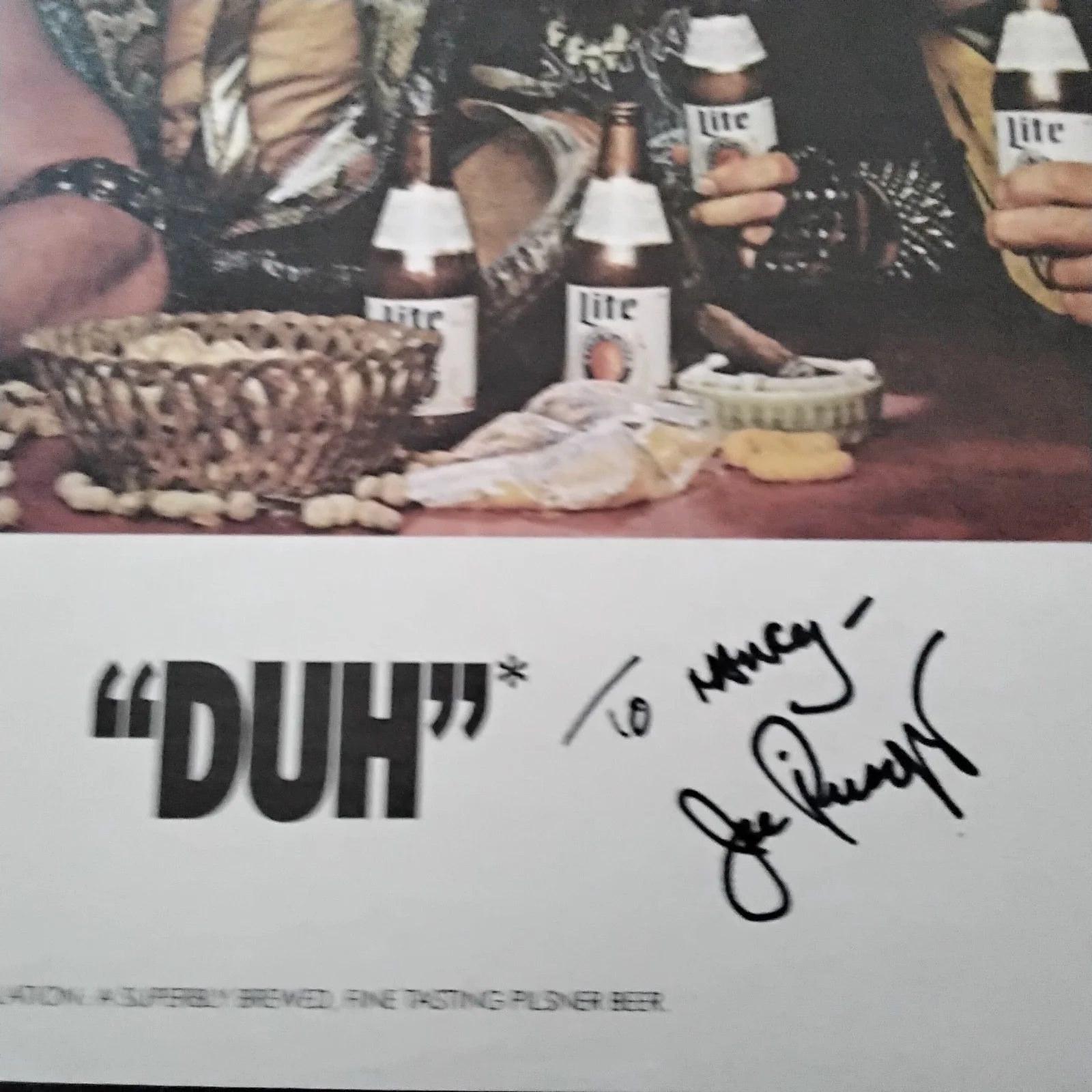Joe Piscopo SIGNED Mag Page Ad 80s Film TV Actor SNL Wise Guys Sidekicks Miller, изображение 4