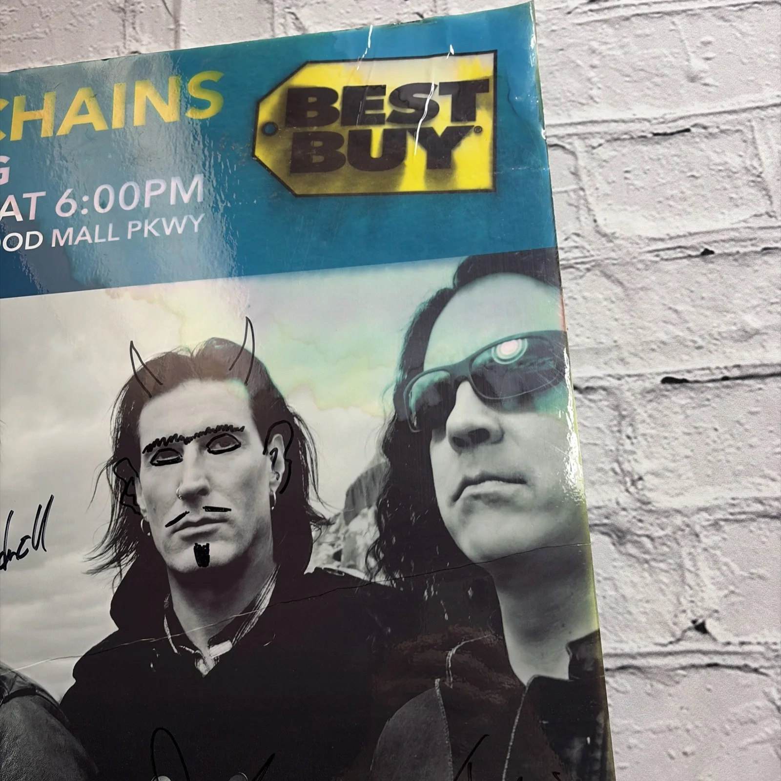 Alice In Chains Signed Promo Poster The Devil Put Dinosaurs Here Original 36X24, image 4