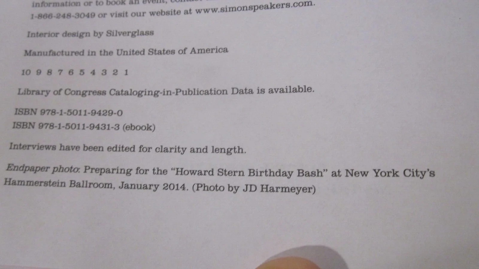 HOWARD STERN 3 BOOK COLLECTION SIGNED AUTOGRAPHED 91324, image 5