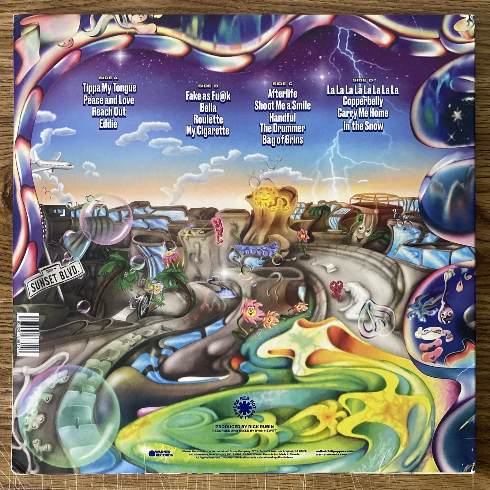 Chad Smith Autographed Vinyl Album ‘Return Of The Dream Canteen’ Chilli Peppers, изображение 3
